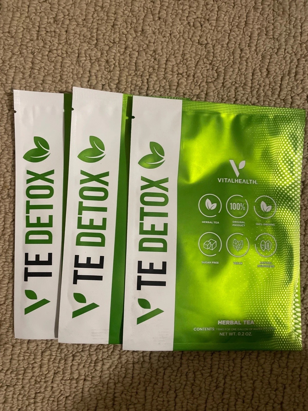 Vital Health V DETOX Herbal Tea 3 Weeks Supply 1 Pack Makes 1 Gal  Free Shipping