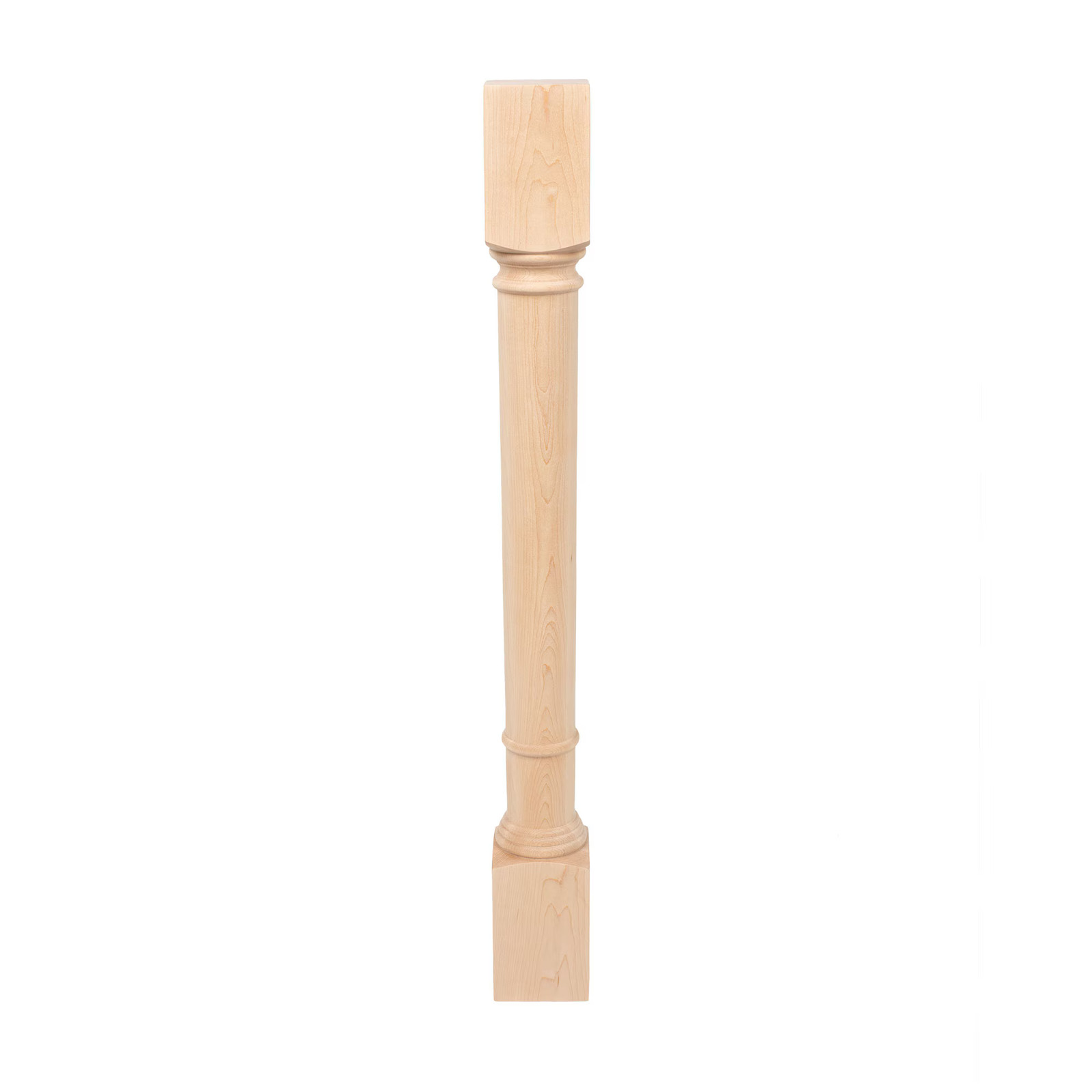 Outwater 35-1/4" H x 3-3/4" W Maple Round Island Leg (4 Pack)