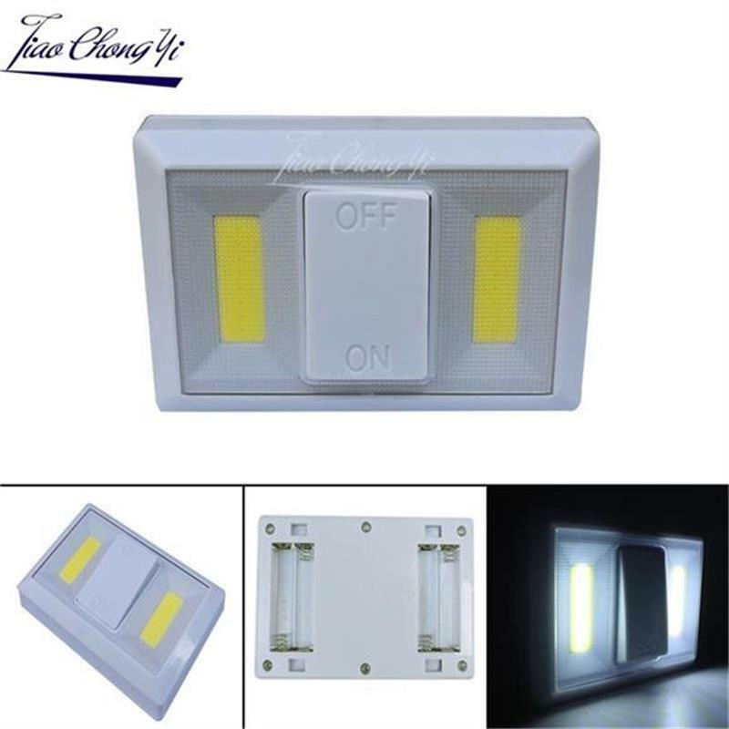 Night Light COB LED Cordless Switch wall Lamp Battery Operated Under Cabine
