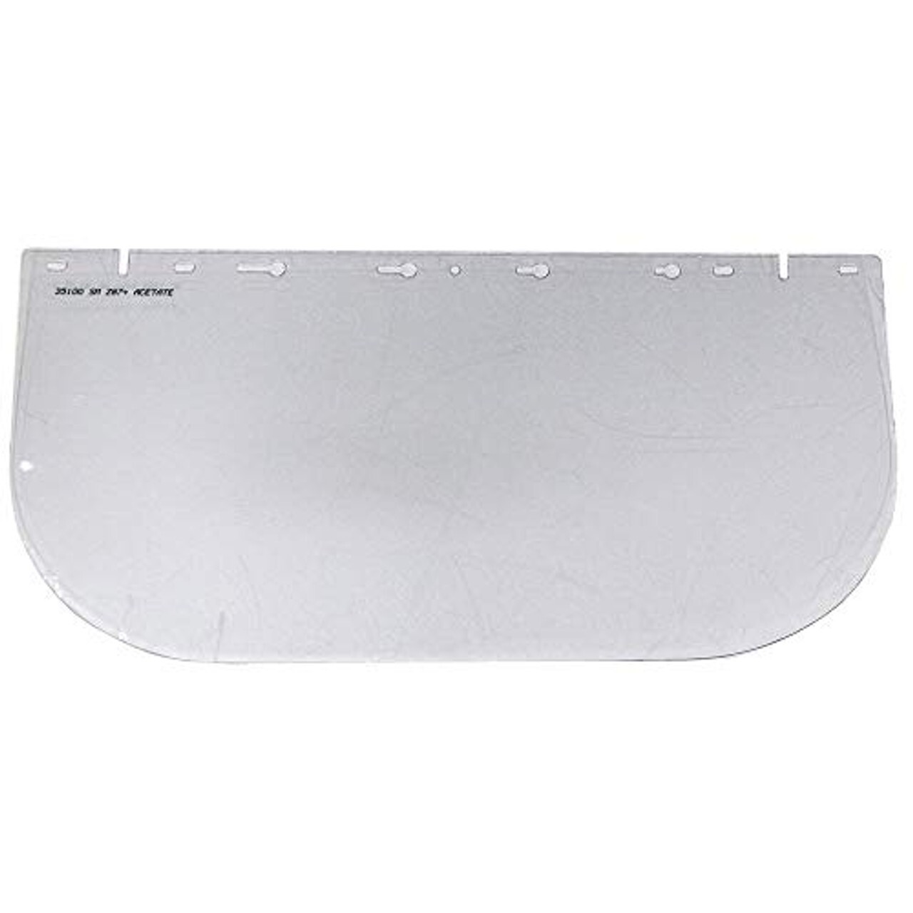 SELLSTROM S35100 Faceshield Visor, Clear, Acetate, 8 in Visor Ht, 16 in Visor Wd