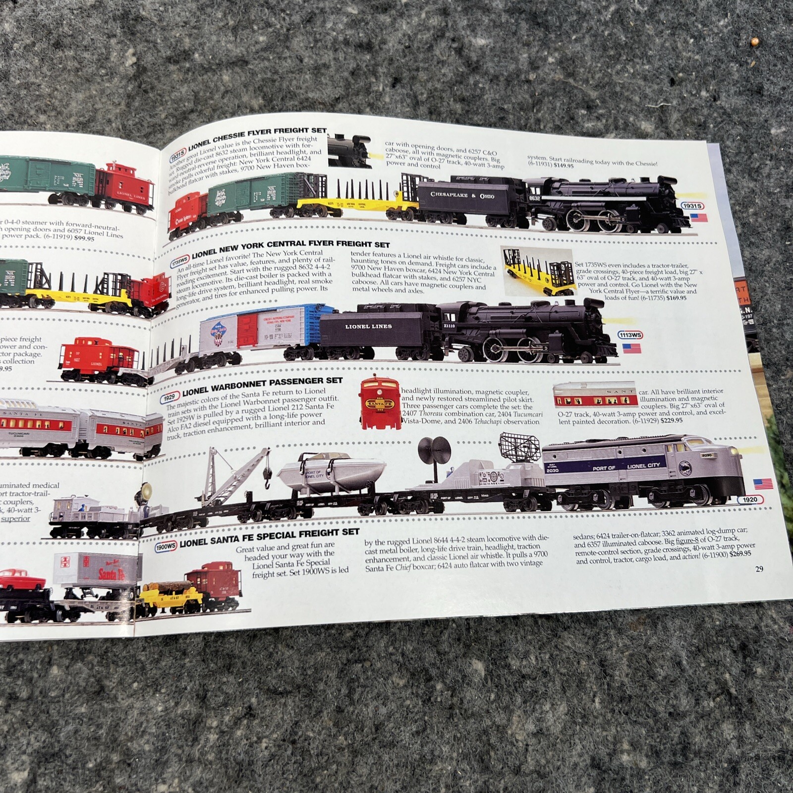 1997 Lionel Classic Trains Catalog