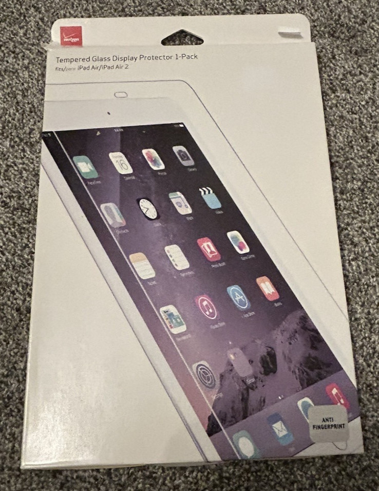 Verizon Tempered Glass Display Protector iPad Air & iPad Air 2 - Screen Shield