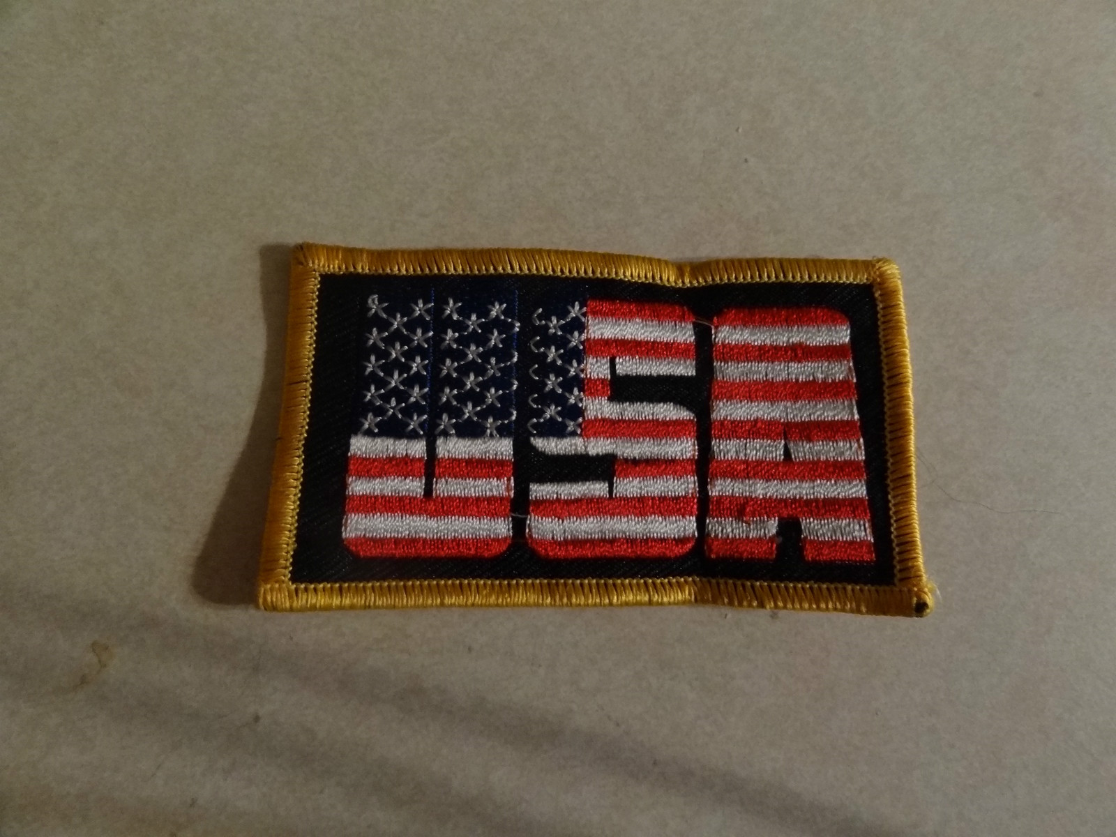 PATCH MILITARY US AMERICAN FLAG USA SHOULDER SEW ON  3.5 X 2