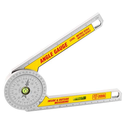 Miter Saw Protractor Angle Ruler, 360 Degree Measure Tool ,Angle Finder Gauge