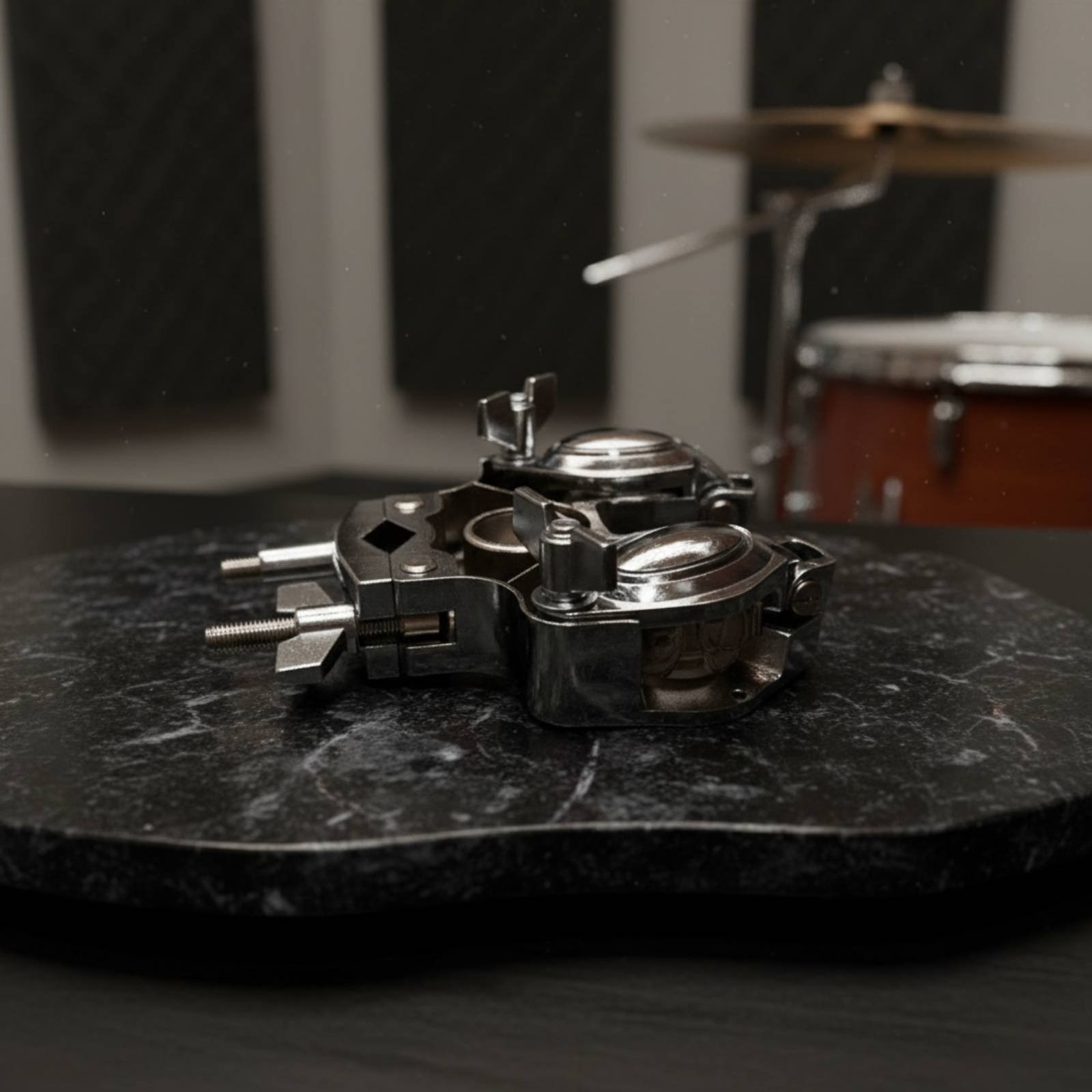 Drum Kit Tom Bracket Easy Installation Tom Holder Bracket Stable for Drummers