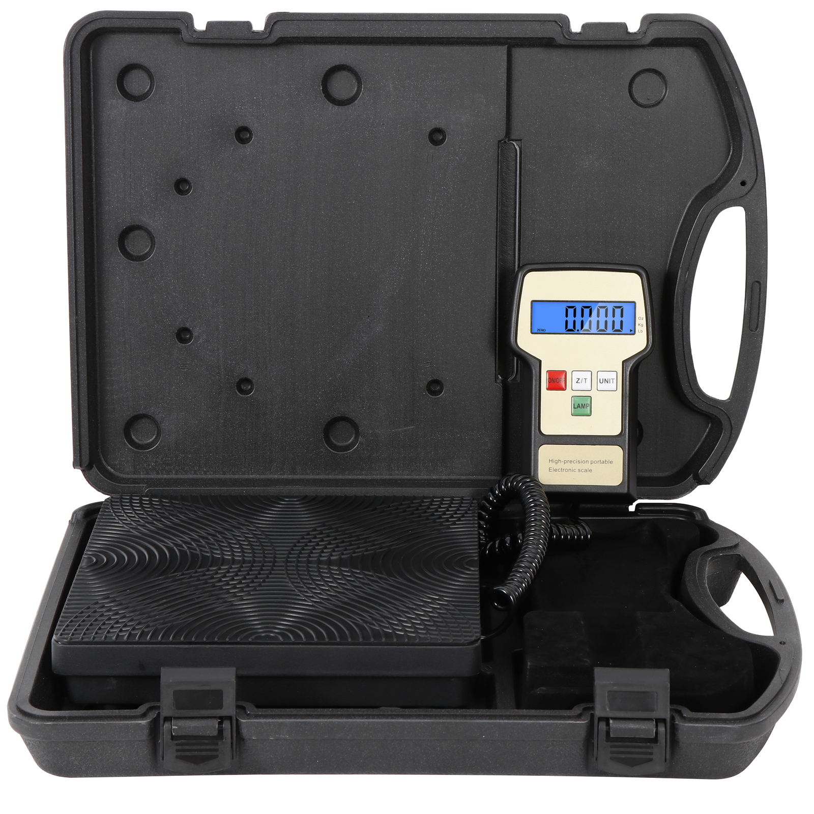 220 lbs Electronic Refrigerant Charging Digital Weight Scale with Case for HVAC