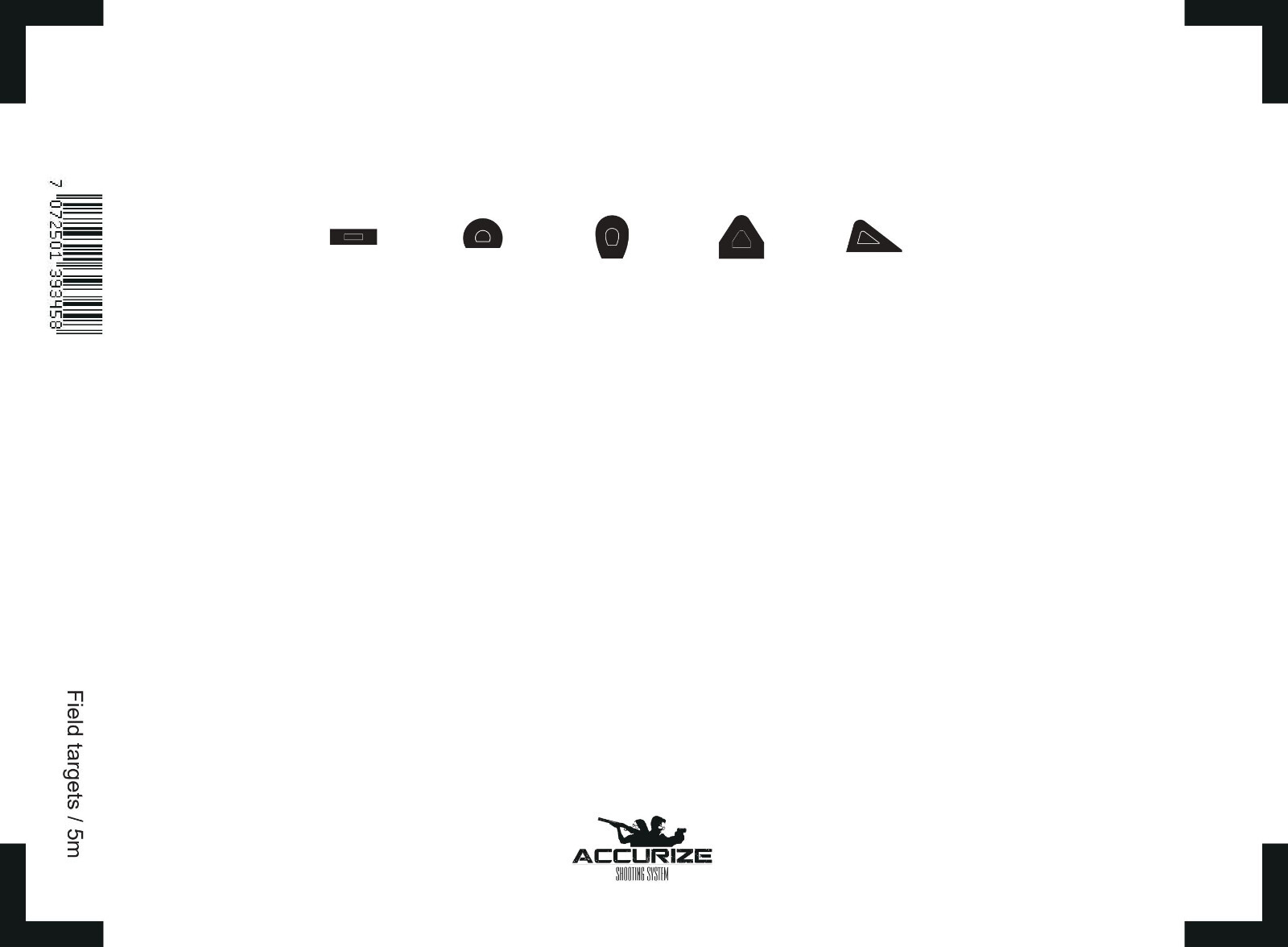 Front target for Accurize shooting system