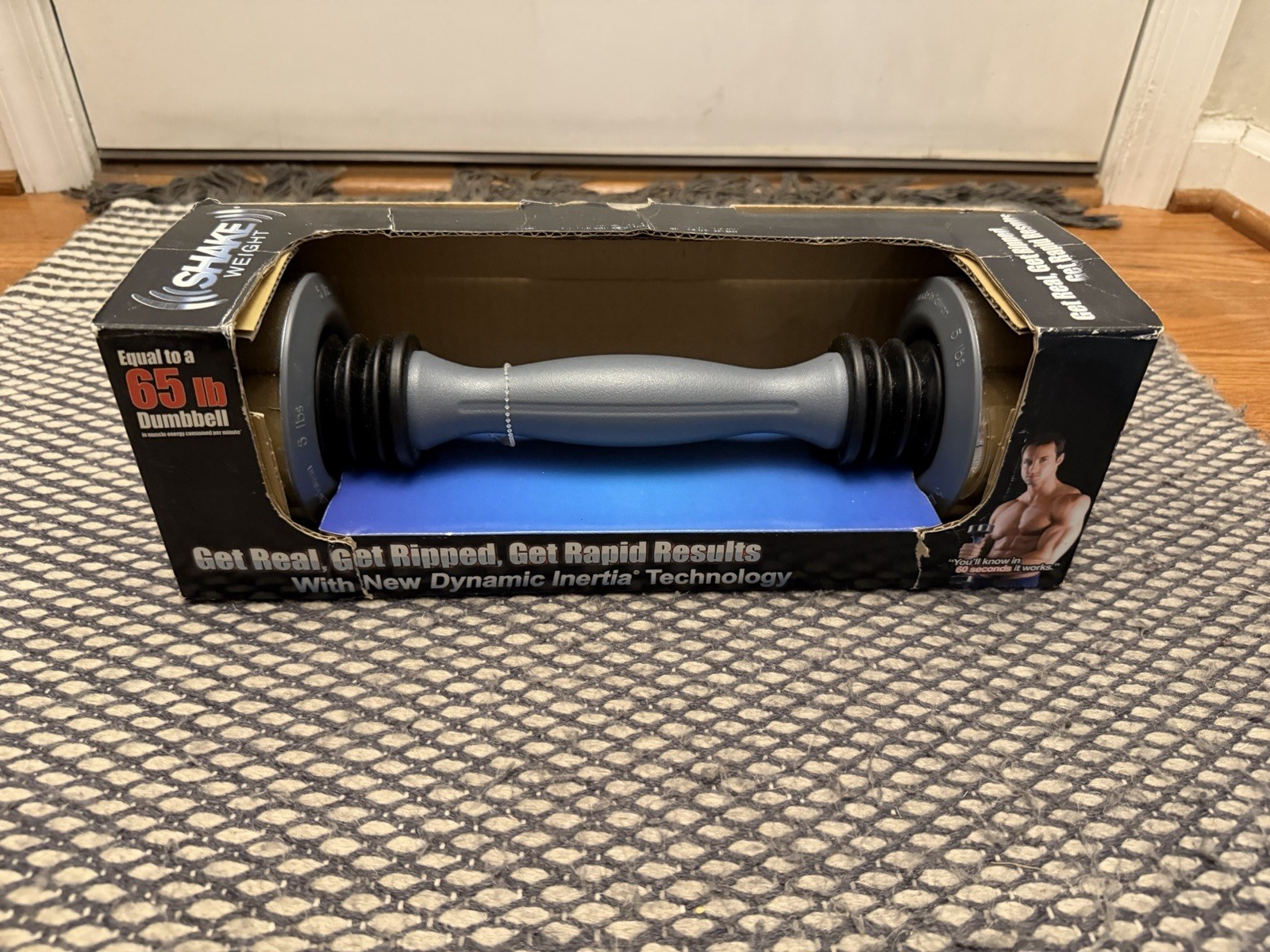 Shake Weight 5lb Dumbbell As Seen on TV Grey Unisex Exercise Work Out Upper Body