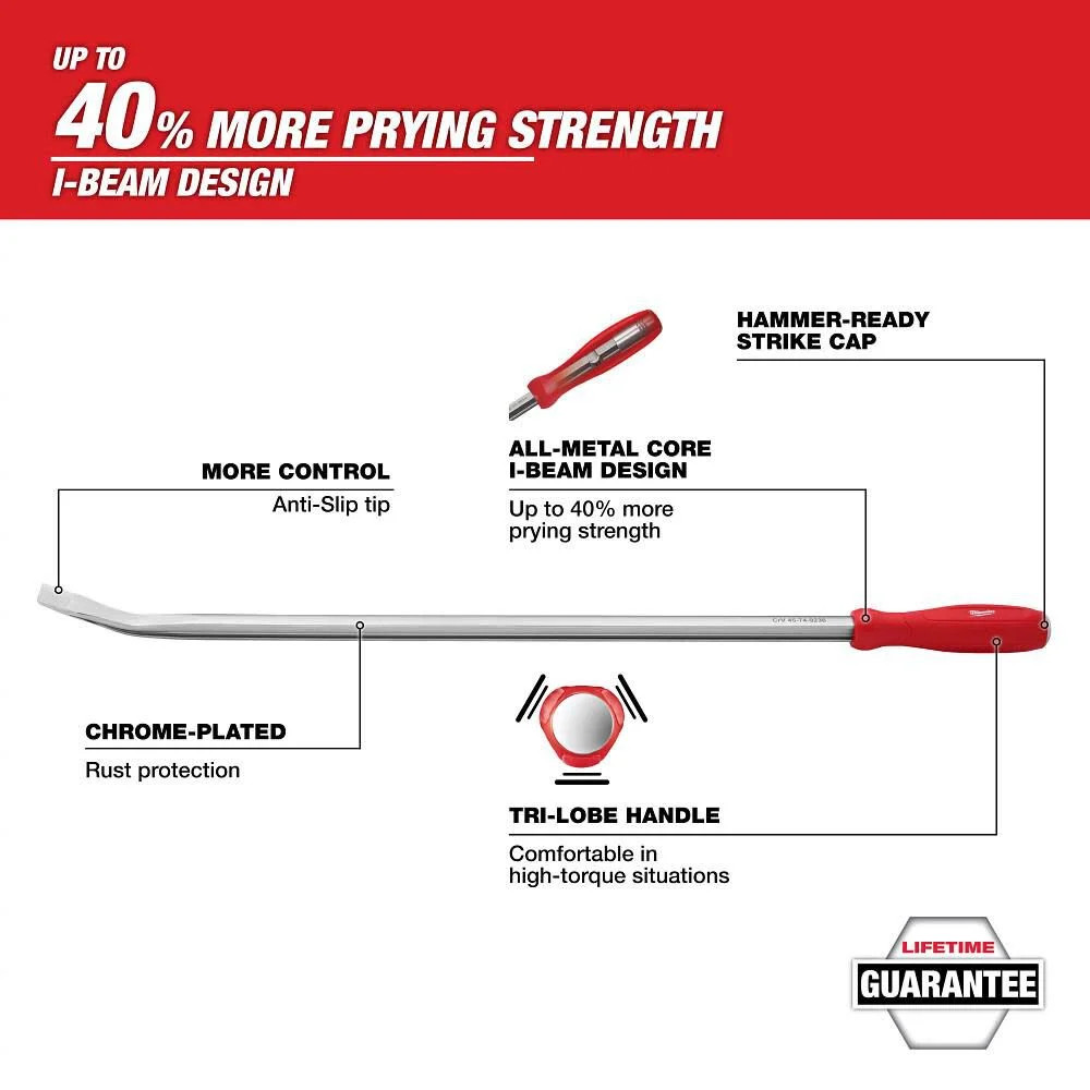Milwaukee 42Inch Pry Bar