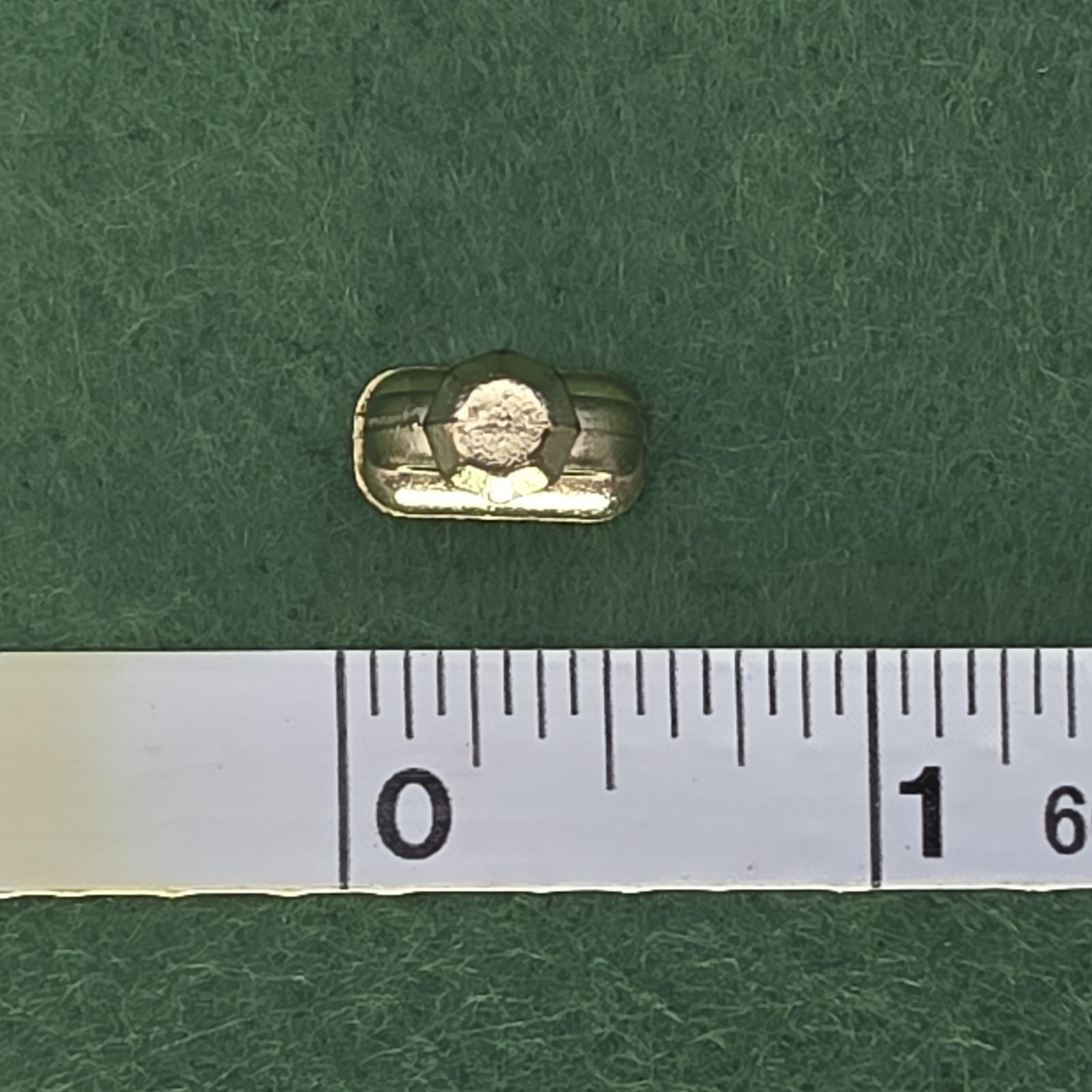 Monopoly Game Replacement Piece Mover Token Ring Gold Tone