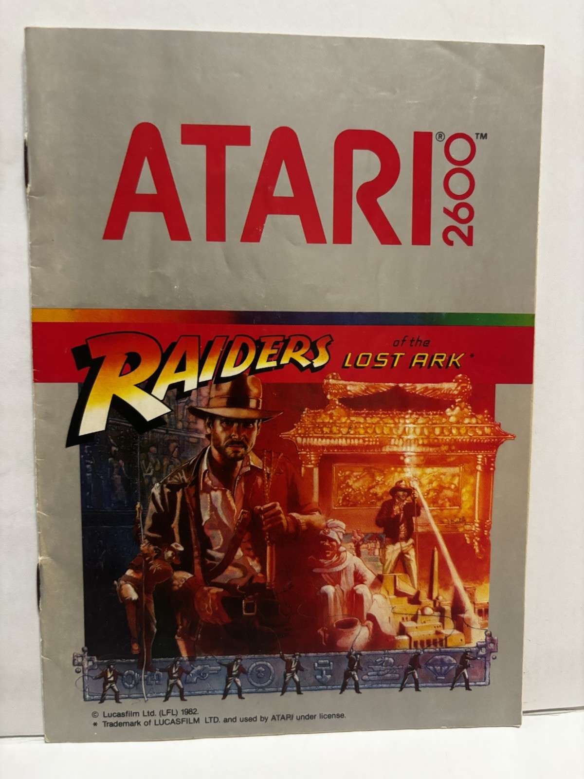 Indiana Jones Raiders of the Lost Ark Atari 2600 Manual Only EC Fast Shipping