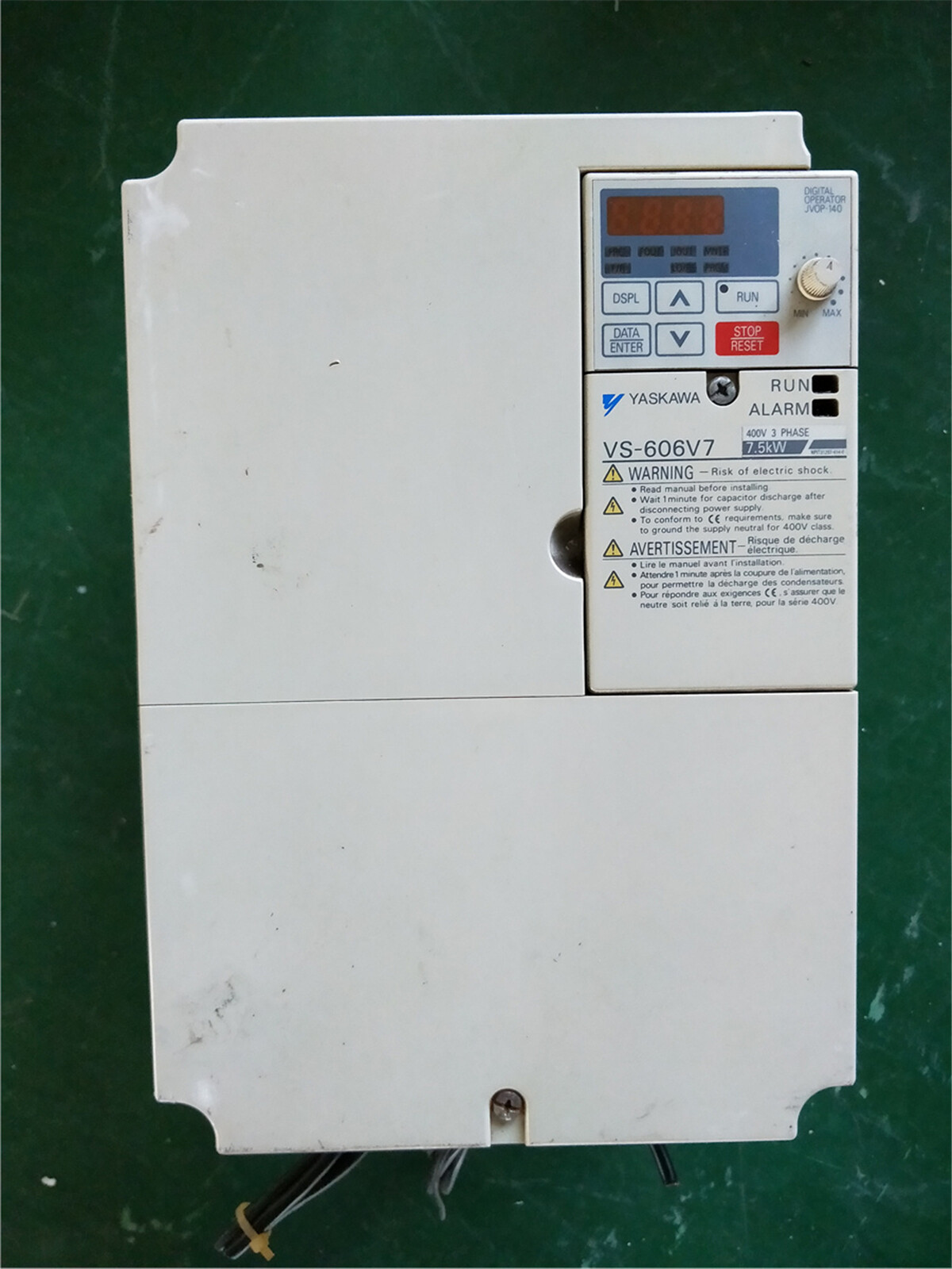 1pc VS-606V7 inverter 7.5KW 380V CIMR-V7AT47P5