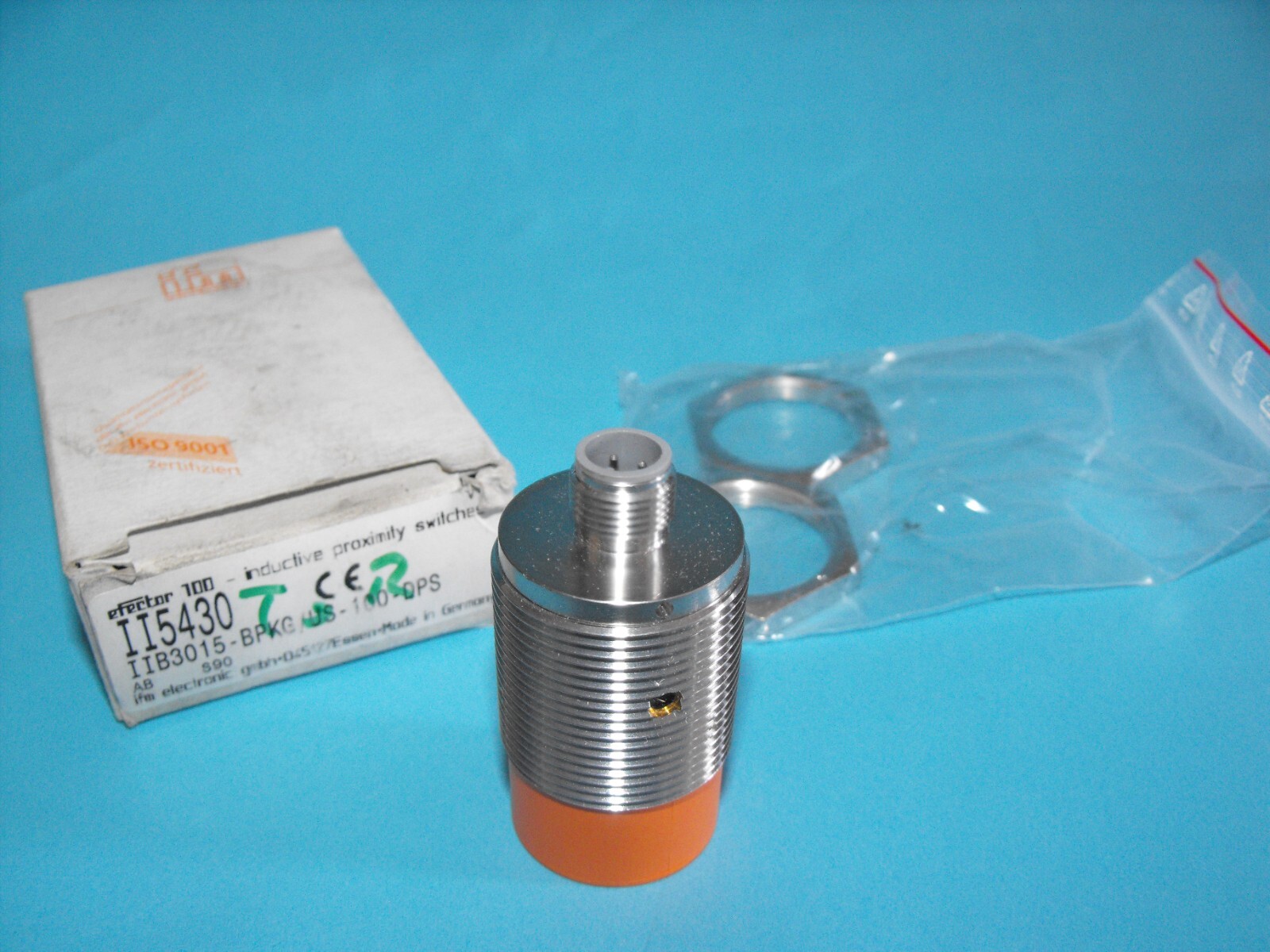 IFM EFECTOR II5430.IIB3015-BPKG/US-100-DPS.18-36VDC.Inductive Sensor.NEW.