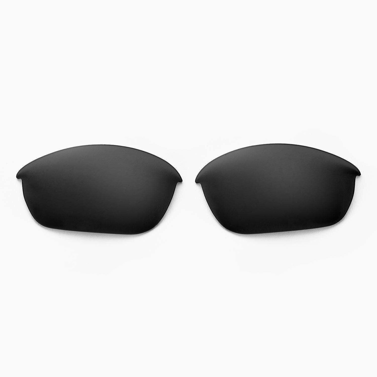 Walleva Black Polarized Replacement Lens For Oakley Half Jacket 2.0 OO9144 Serie