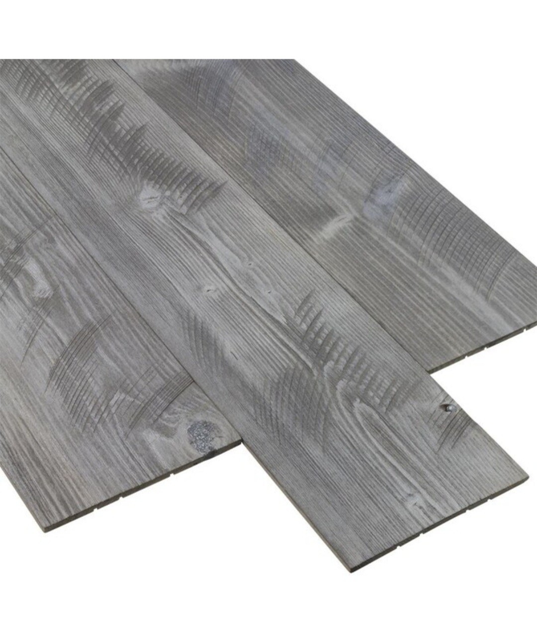 Woodlands Walls Foggy Scored Wood Look Peel and Stick Tile (10.98 Sq. Ft)