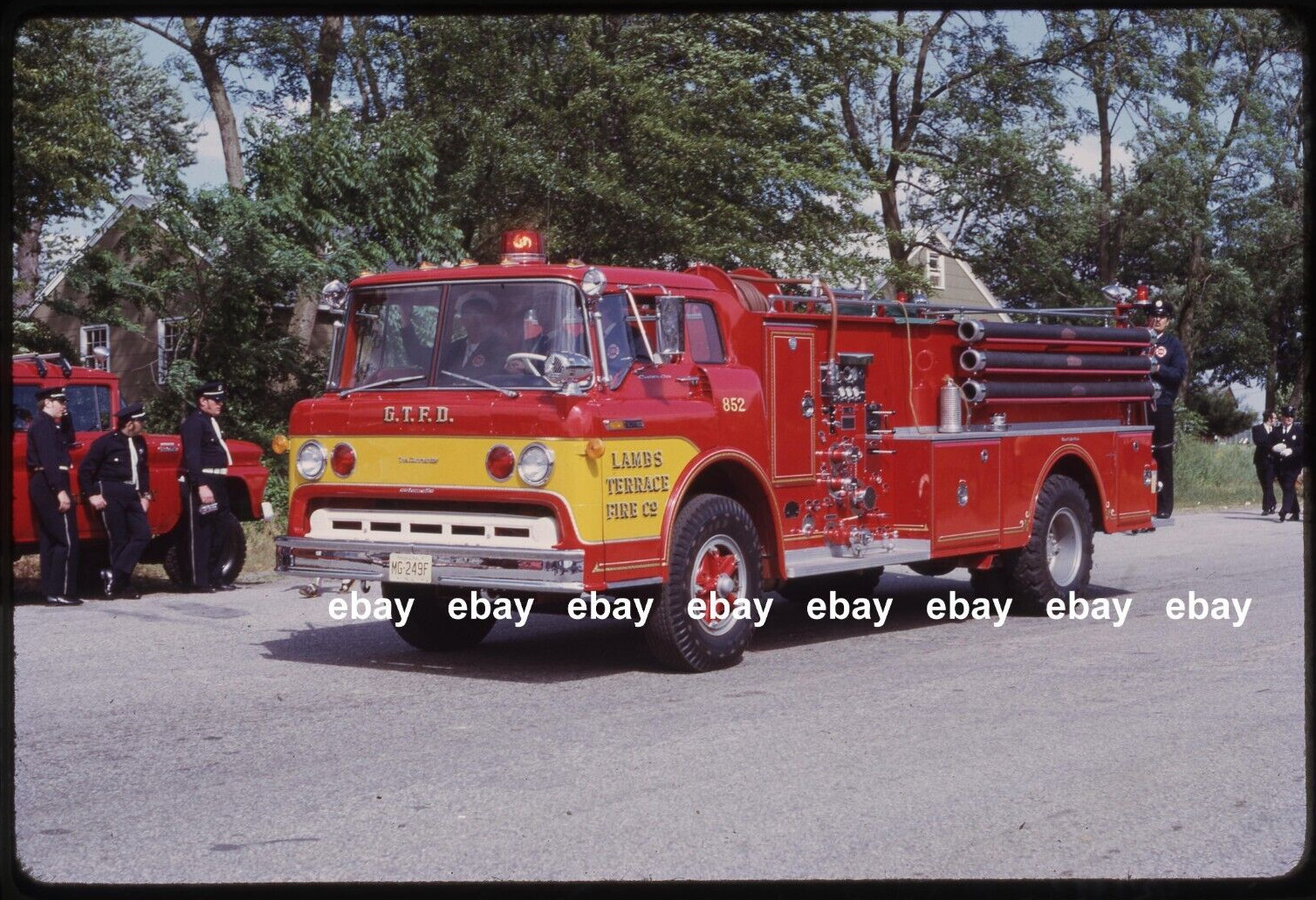 Lambs Terrace NJ Ford C Great Eastern pumper Fire Apparatus Slide