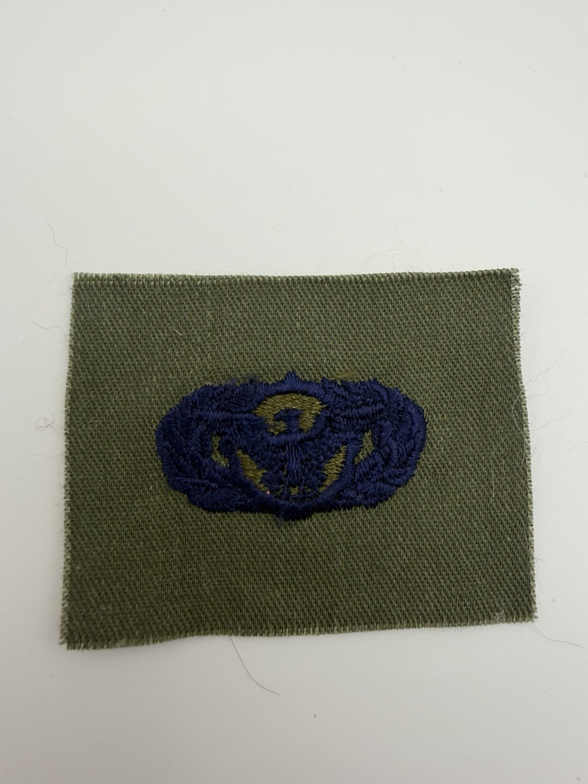 U.S. Military Air Force Police Cloth Badge Collar Device Patch Subdued Embroider
