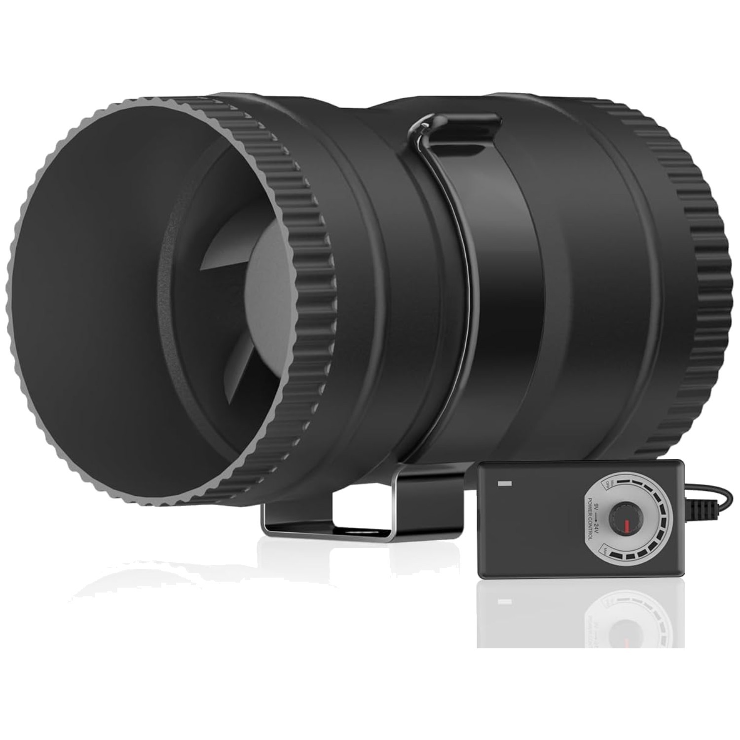 Quiet 3 Inch Inline Duct Fan w/ Adjustable Speed Controller