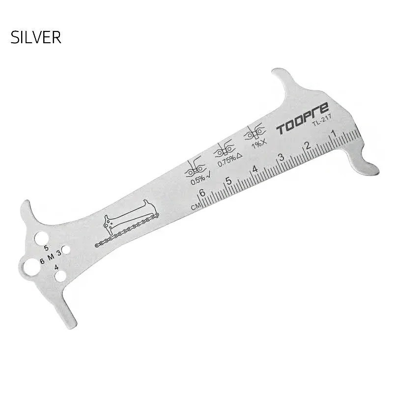 1PC Bicycle Chain Wear Indicator Gauge Stainless Steel Bike Checker Tool