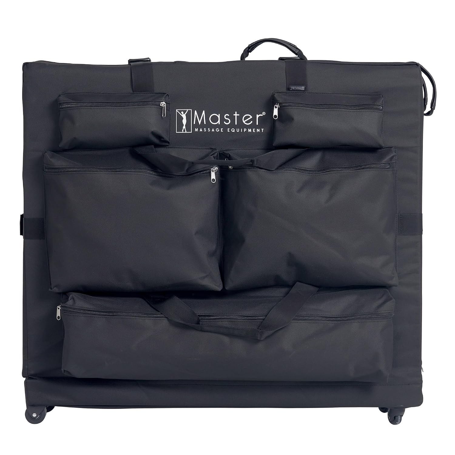 Effortless Wheeled Massage Table Bag - Fits 27-32” Width, 5 Storage Pockets