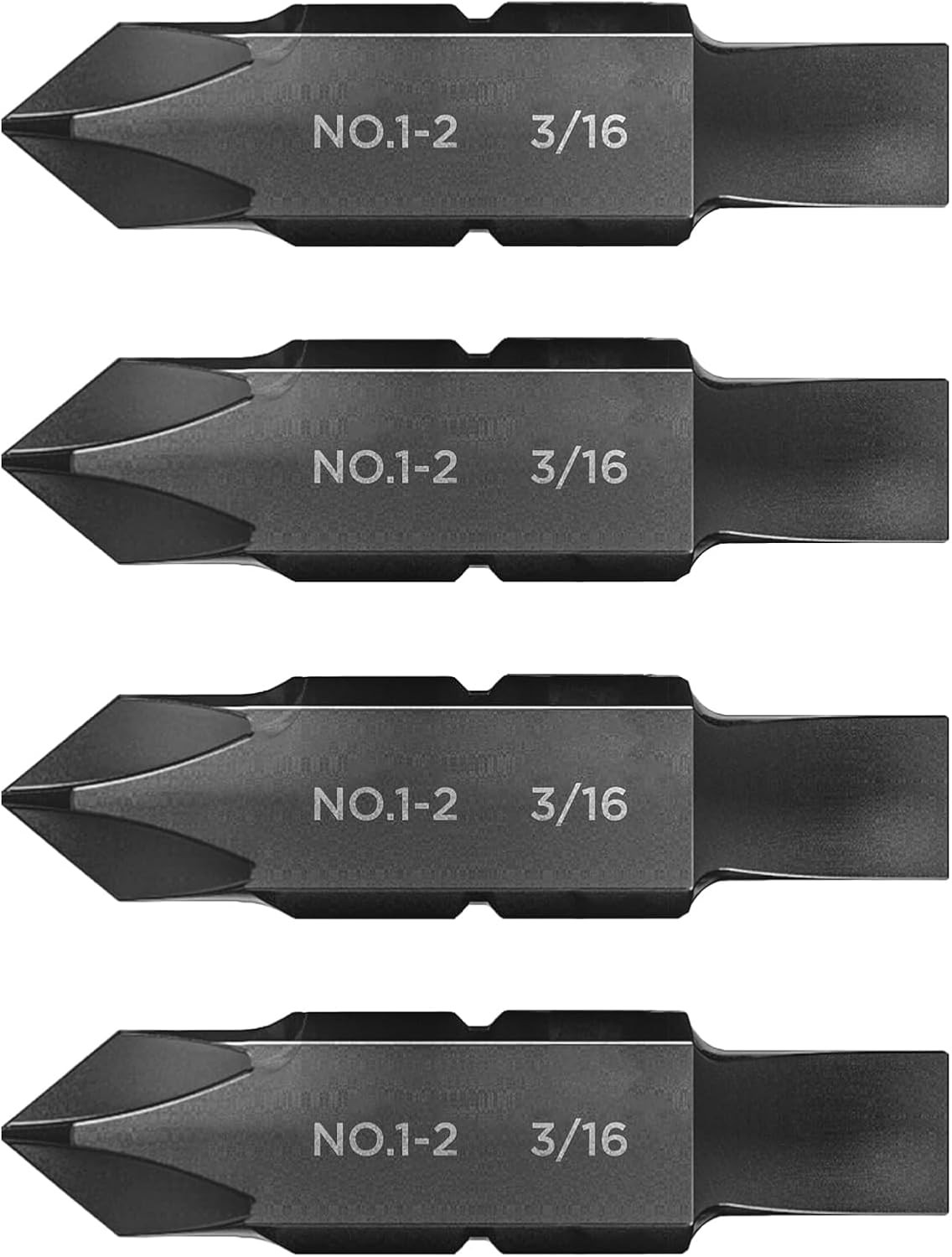 4-Pack Replacement Screwdriver Bits, Designed for Leatherman Multi-Tools, Philli
