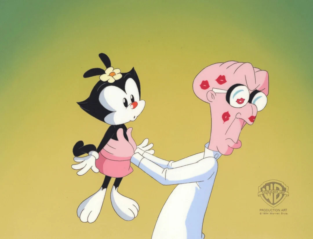 Animaniacs-Dot/Dr. Scratchansniff-Original Prod Cel-Twas Day Before Christmas