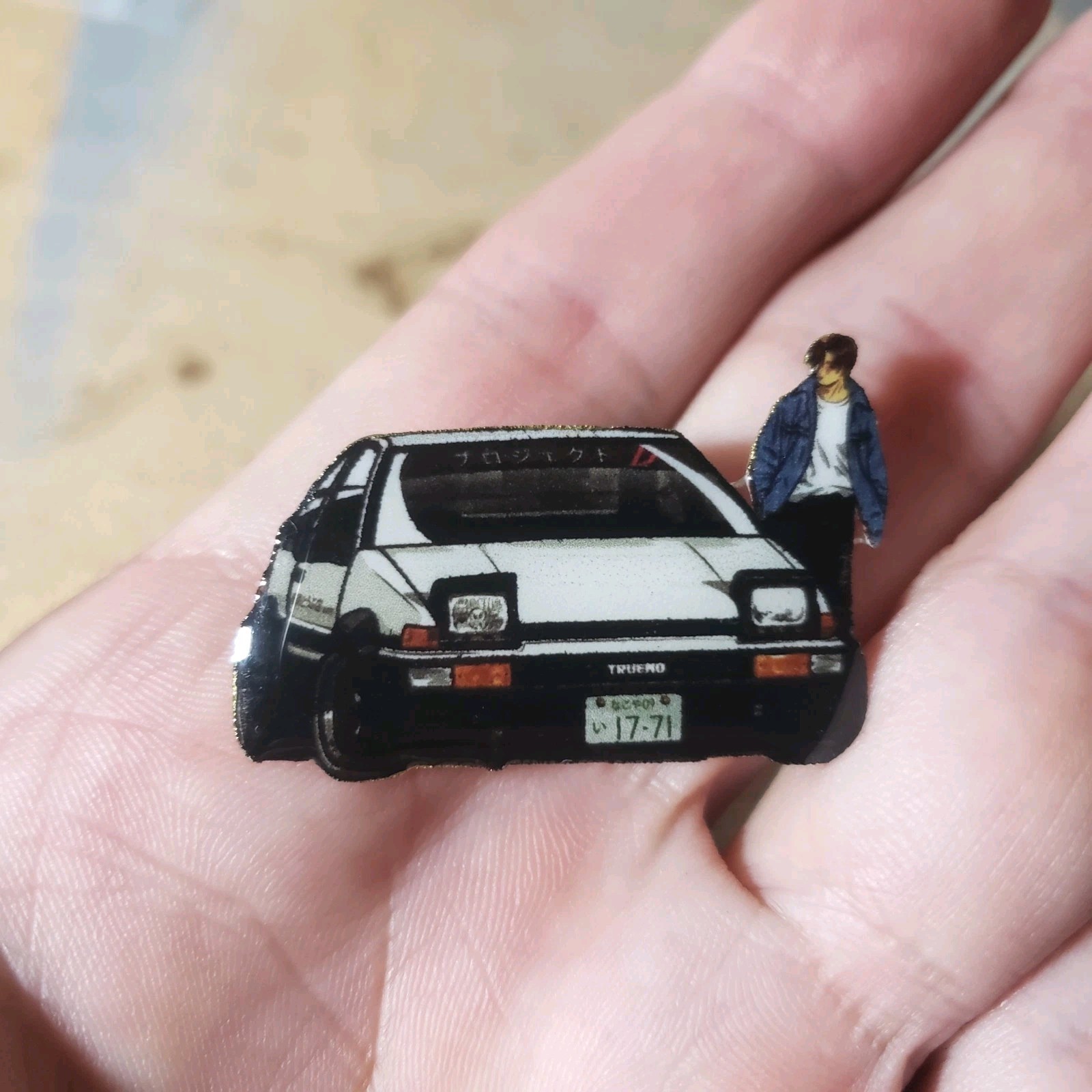 Initial D, TOYOTA Trueno AE86,   Pin