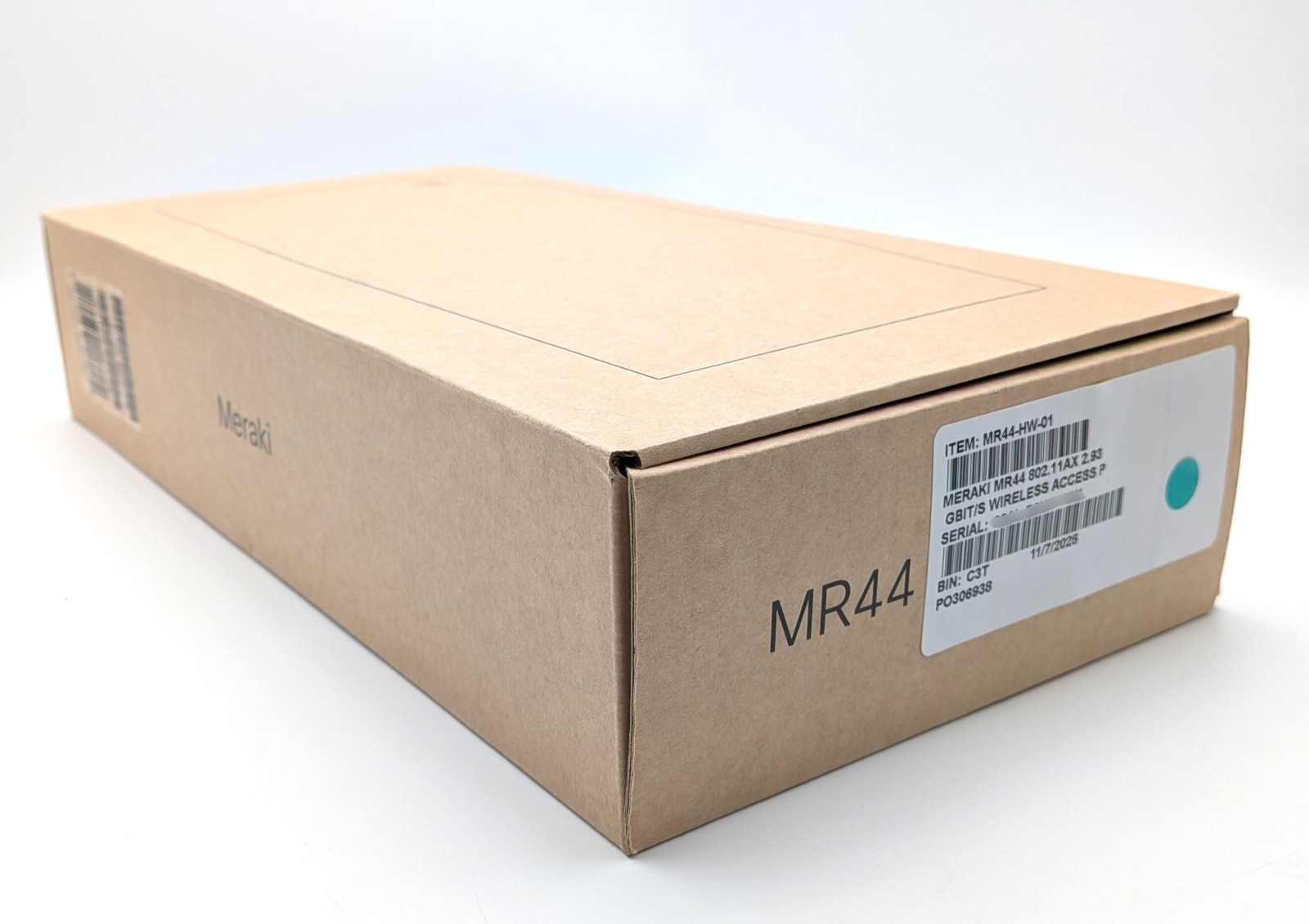 Cisco Meraki MR44-HW WiFi 6 Cloud-Managed Access Point – Brand New - Unclaimed