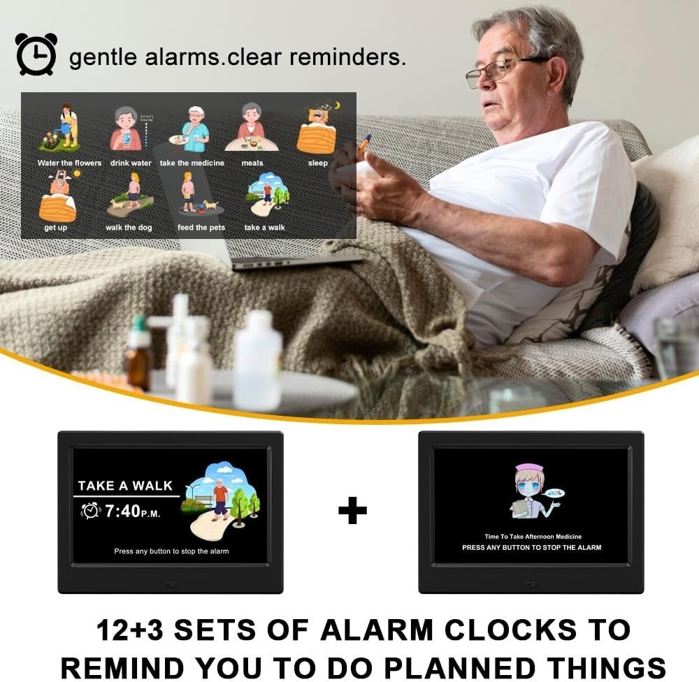2026 Digital Clock Plug-in (No Battery), Power Outage Memory, DST Display Time