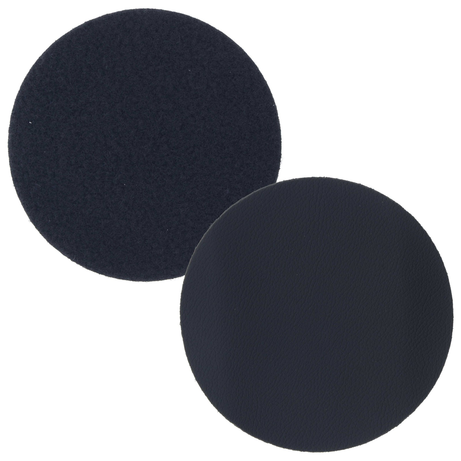 6" Round Hand Sanding Block Adaptor Sheets, Convert Hook and Loop to PSA Sticky