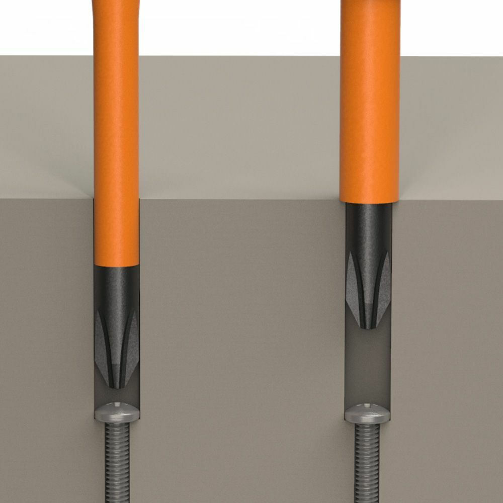 Klein Tools 33734INS Screwdriver Set, Slim-Tip Insulated