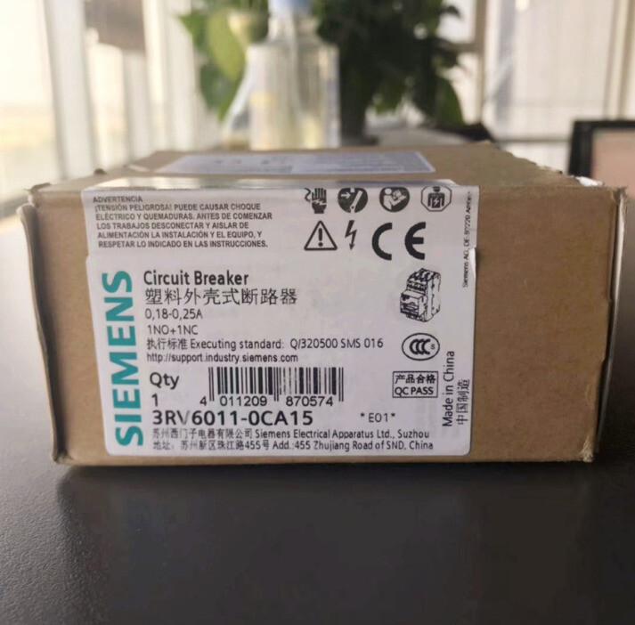 Siemens 3RV6011-0CA15 3RV60110CA15 0.18-0.25A Circuit Breaker -New Free Ship *UP
