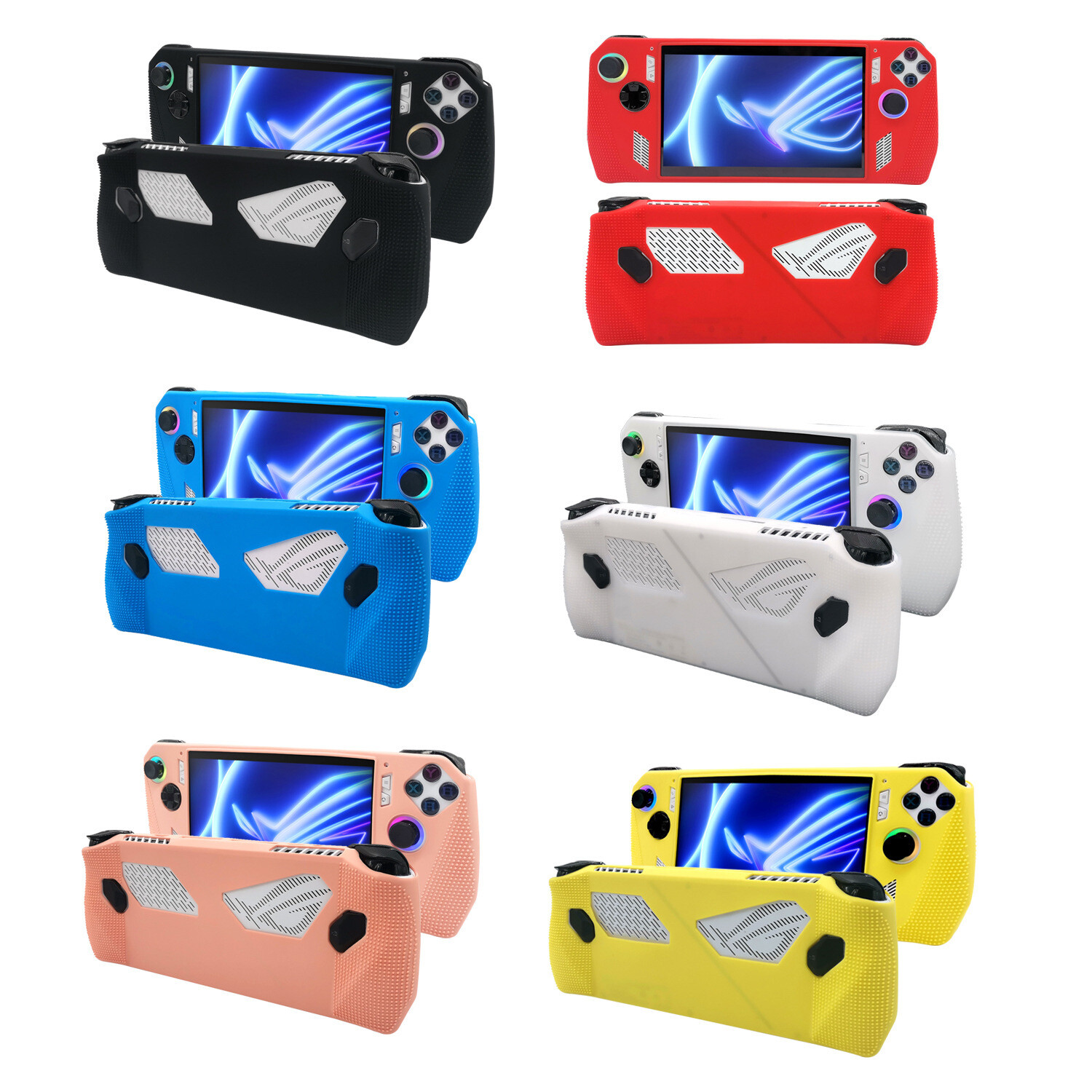 For ASUS ROG Ally Game Console Case Soft Silicone Protective Cover Anti-Scratch