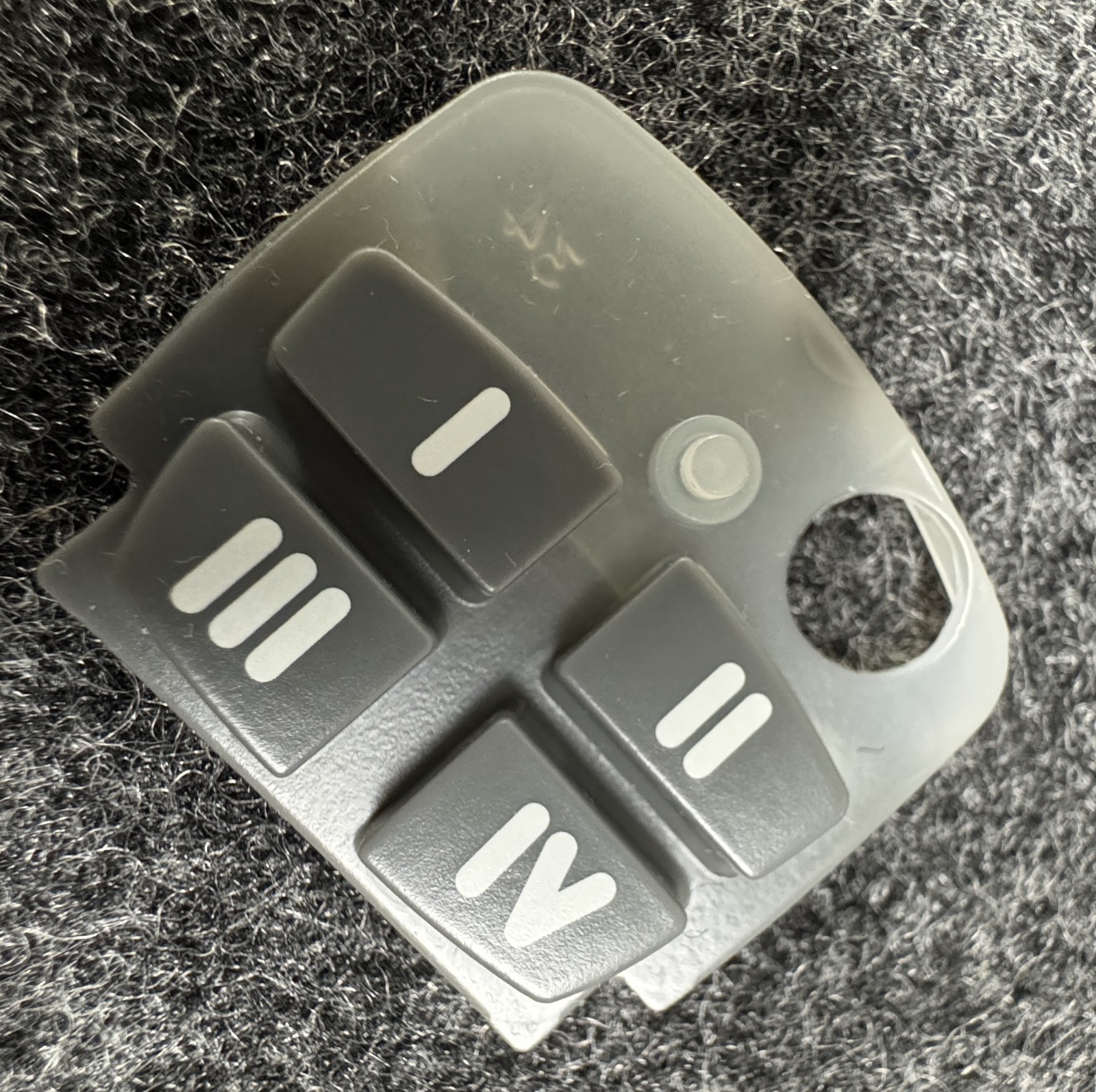 PYTHON EZSDEI475 476P 476T 4 BUTTON REPLACEMENT KEYPAD BUTTONS/ORIGINAL DIRECTED