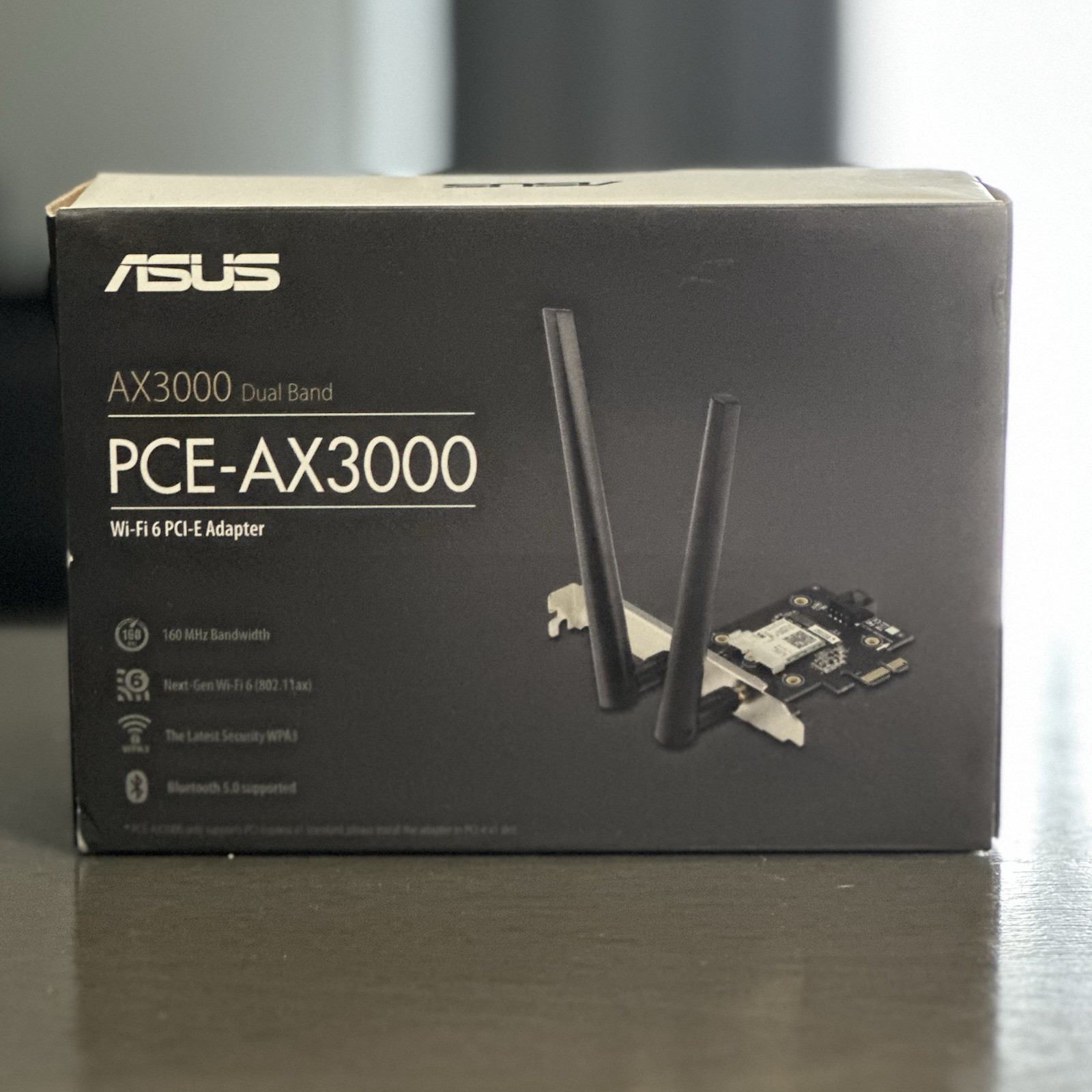 ASUS AX3000 Dual Band PCE-AX3000 WiFi 6 PCI-E Adapter No Antennas