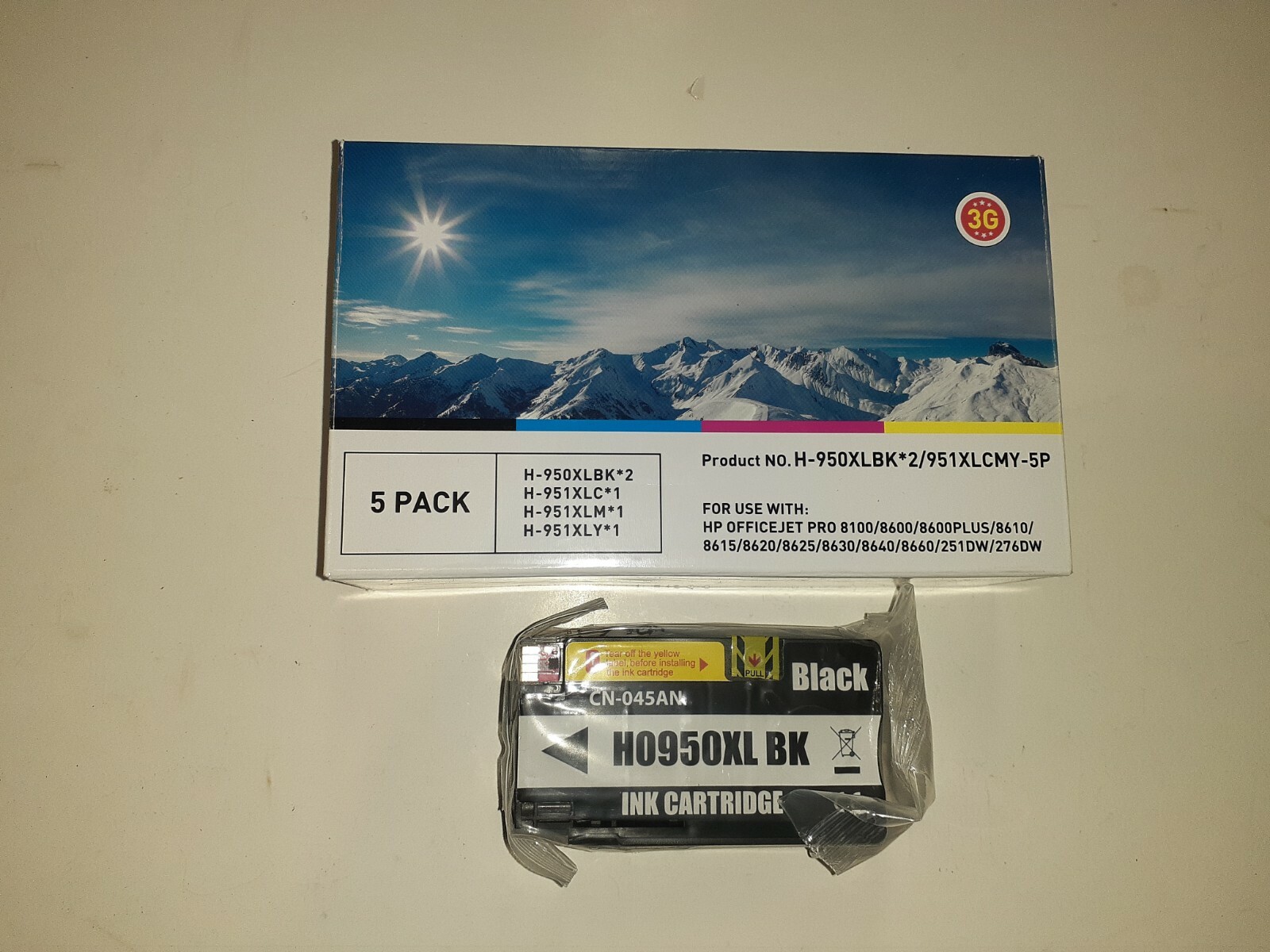Ink, HP Printer Cartridges, (6) NEW Sealed