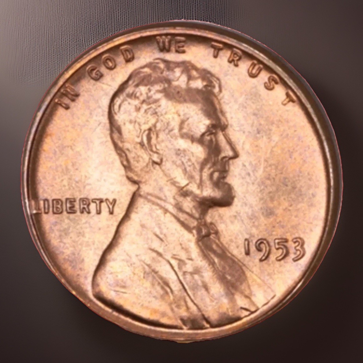1953-P BU RD US Lincoln Wheat Cent Penny FAST SHIPPING