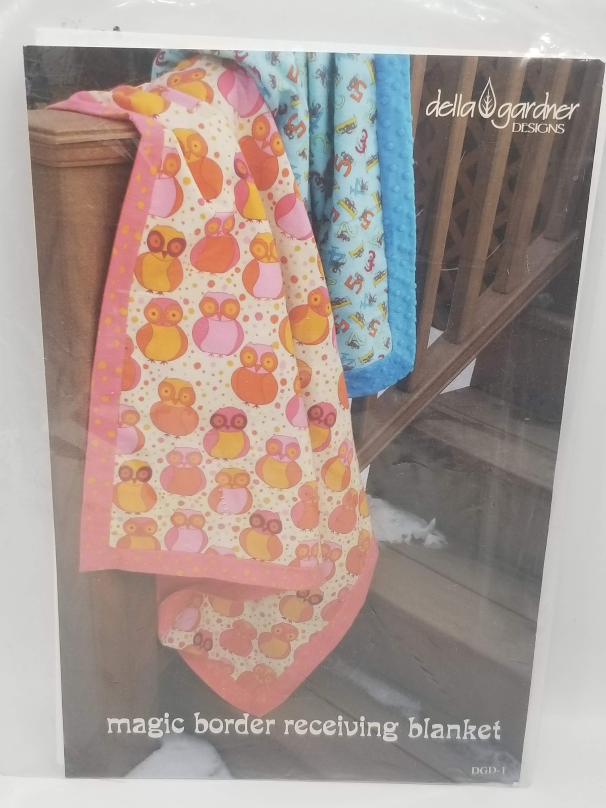Magic Border Receiving Blanket Sewing Pattern by Della Gardner Designs