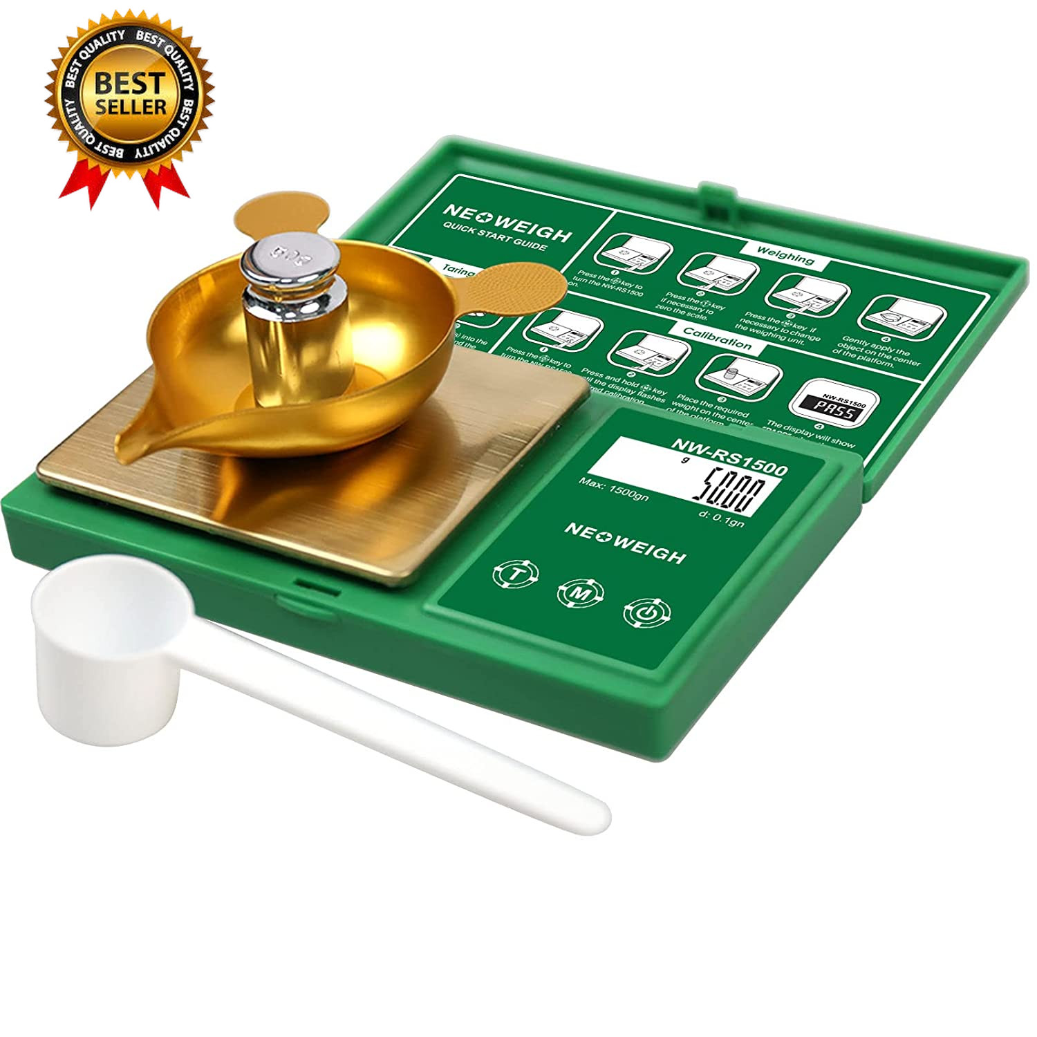 Reloading Scale Powder Scale for Reloading 1500 Grains  0 1 Gn  Digital...