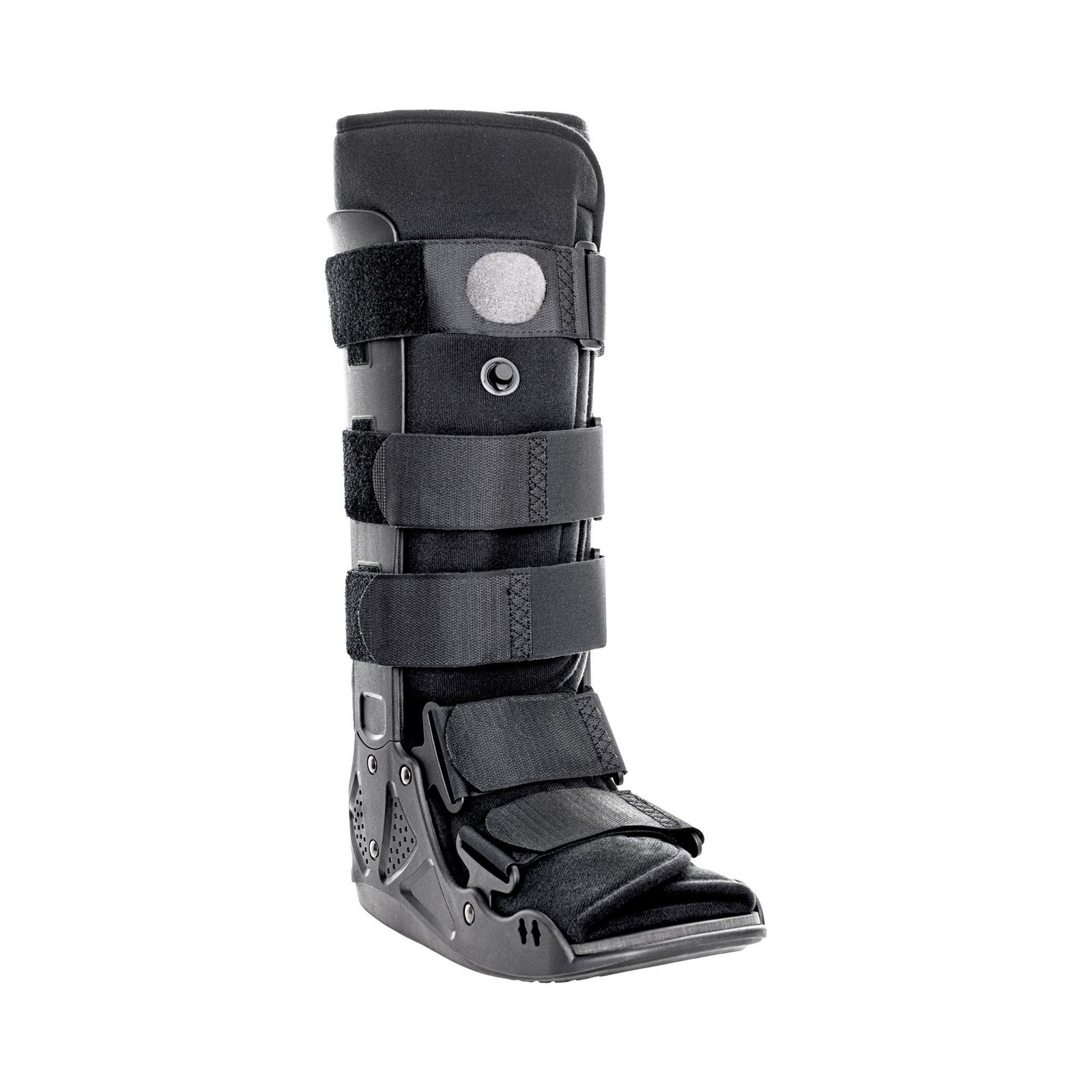 McKesson Black Air Walker Boot Medium Hook and Loop for Either Foot 155-79-95515