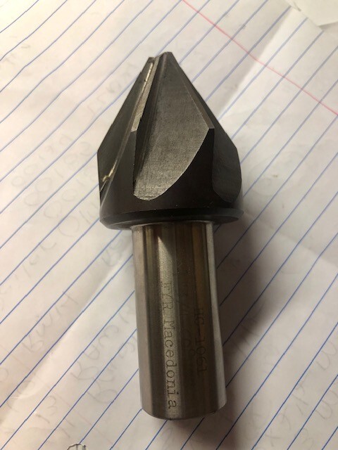 1-3/4" HSS 6F Chatterless Countersink - 60°