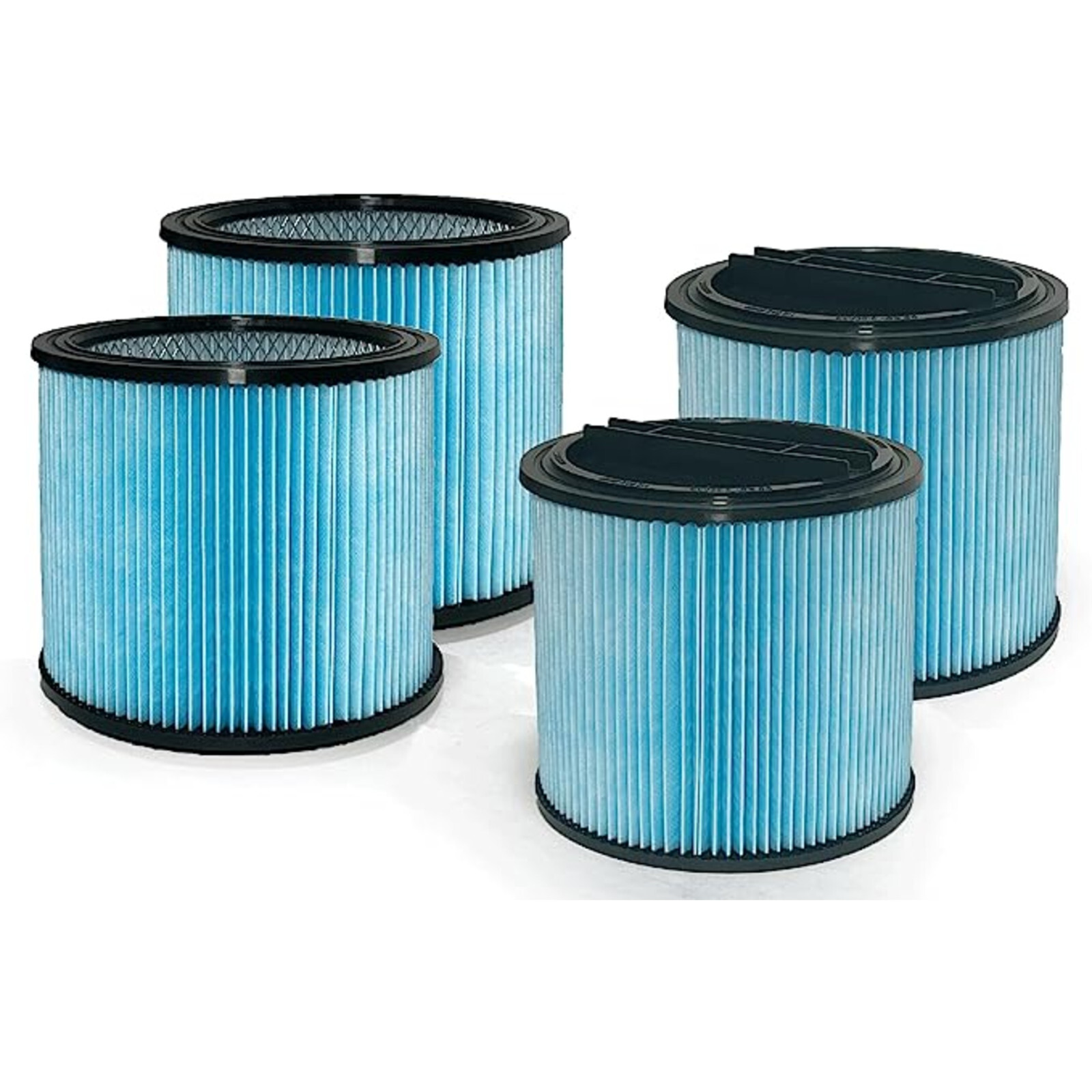 Nispira Nanofiber Filter + Lid for Shop-Vac 90350 90304 90344 Wet Dry Vac 4 Pk