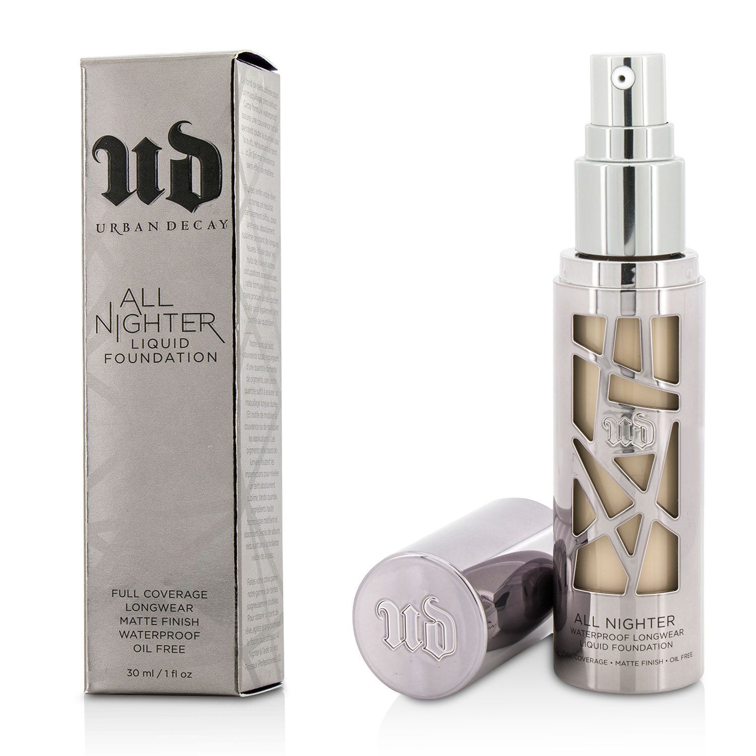 Urban Decay All Nighter Liquid Foundation - 2.0 - 1 oz NIB