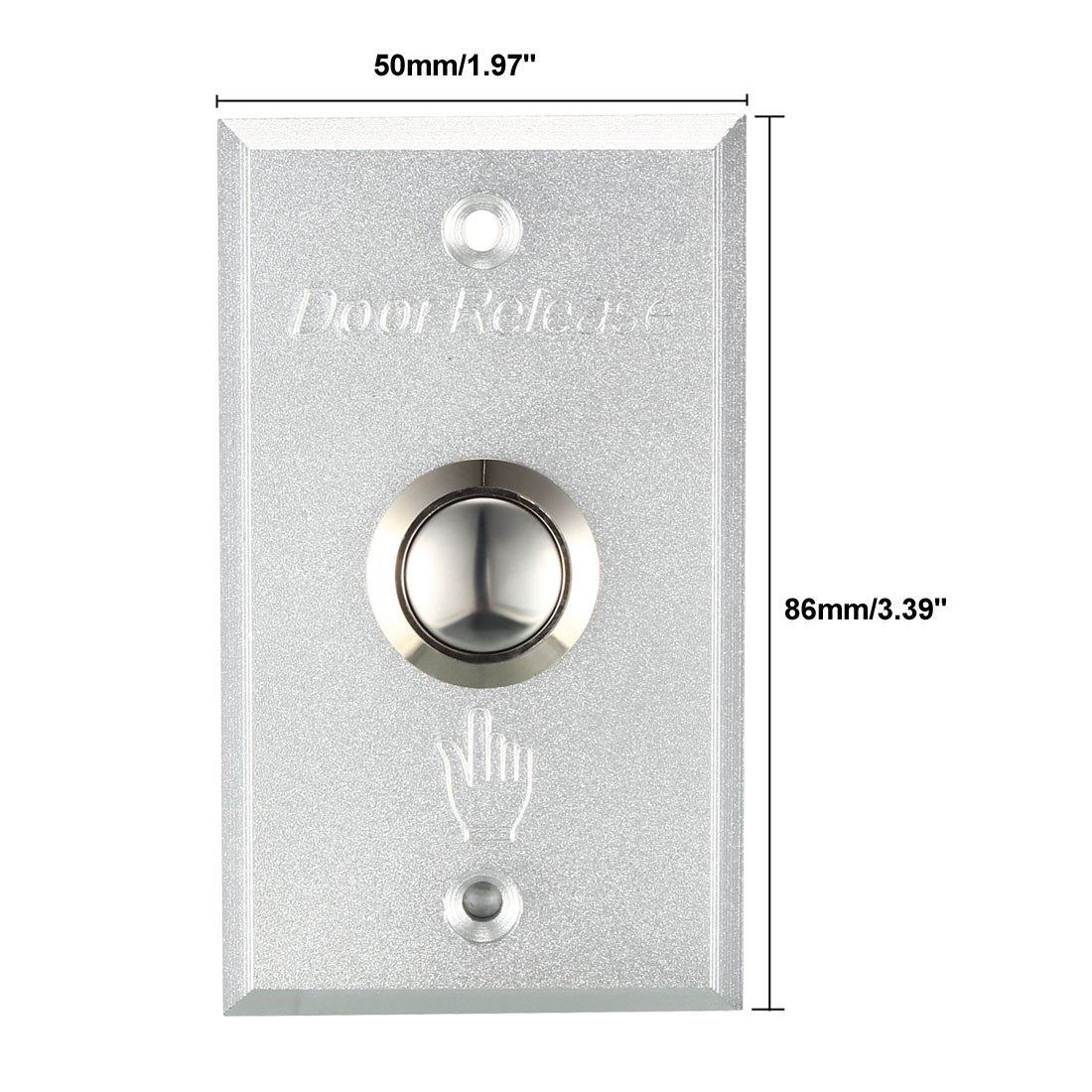 Push Exit Release Button Switch for Door Access Control Systems Aluminum alloy