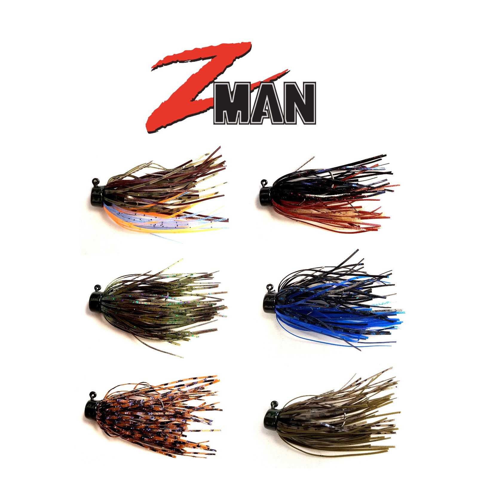 Z-Man Shroomz Micro Finesse Jig 1/8oz 2pk Zman Bass, Walleye, Trout Fishing Lure