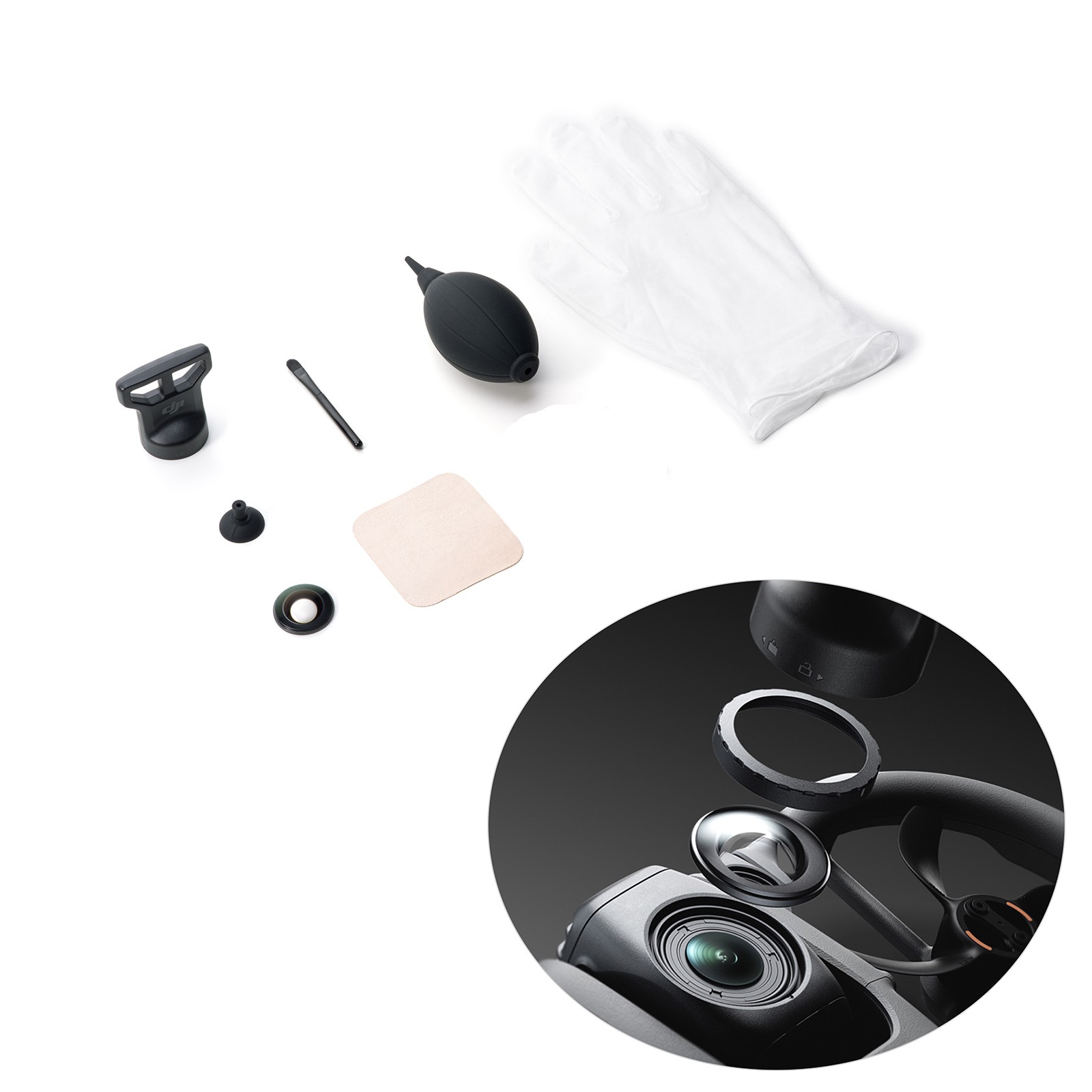 Original Replacement Lens Kit for DJI Avata 360 Drone Lens Cleaning Tool