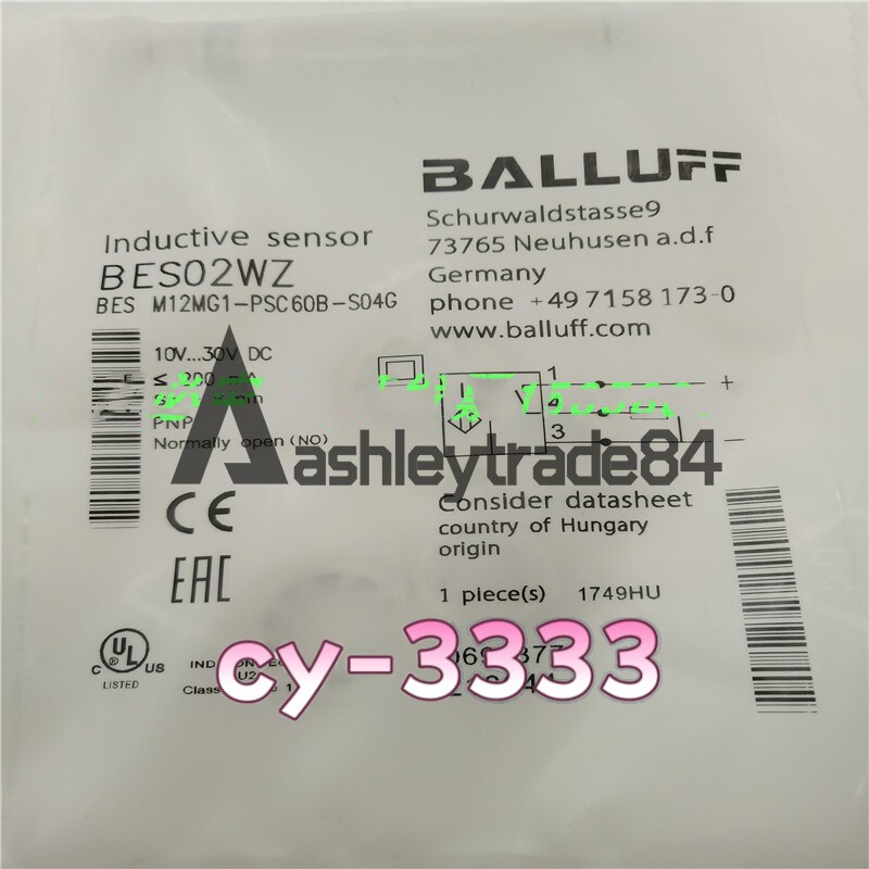 1PC Brand NEW BALLUFF Sensor BES M12MG1-PSC60B-S04G BES02WZ Fast Delivery