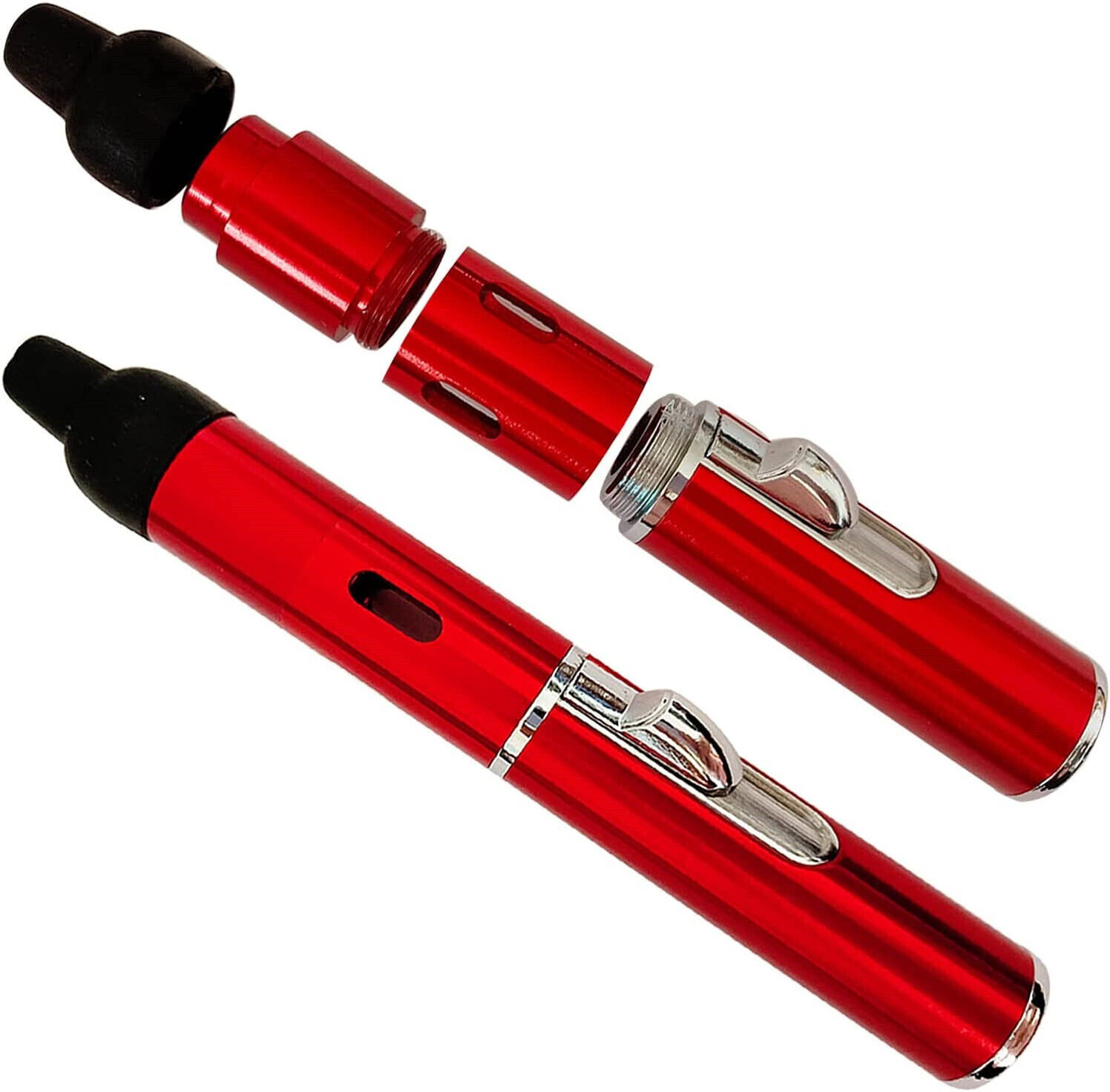 New All-in-1 Pipe Windproof Click Butane Refillable Torch Lighter Click-N-Hit