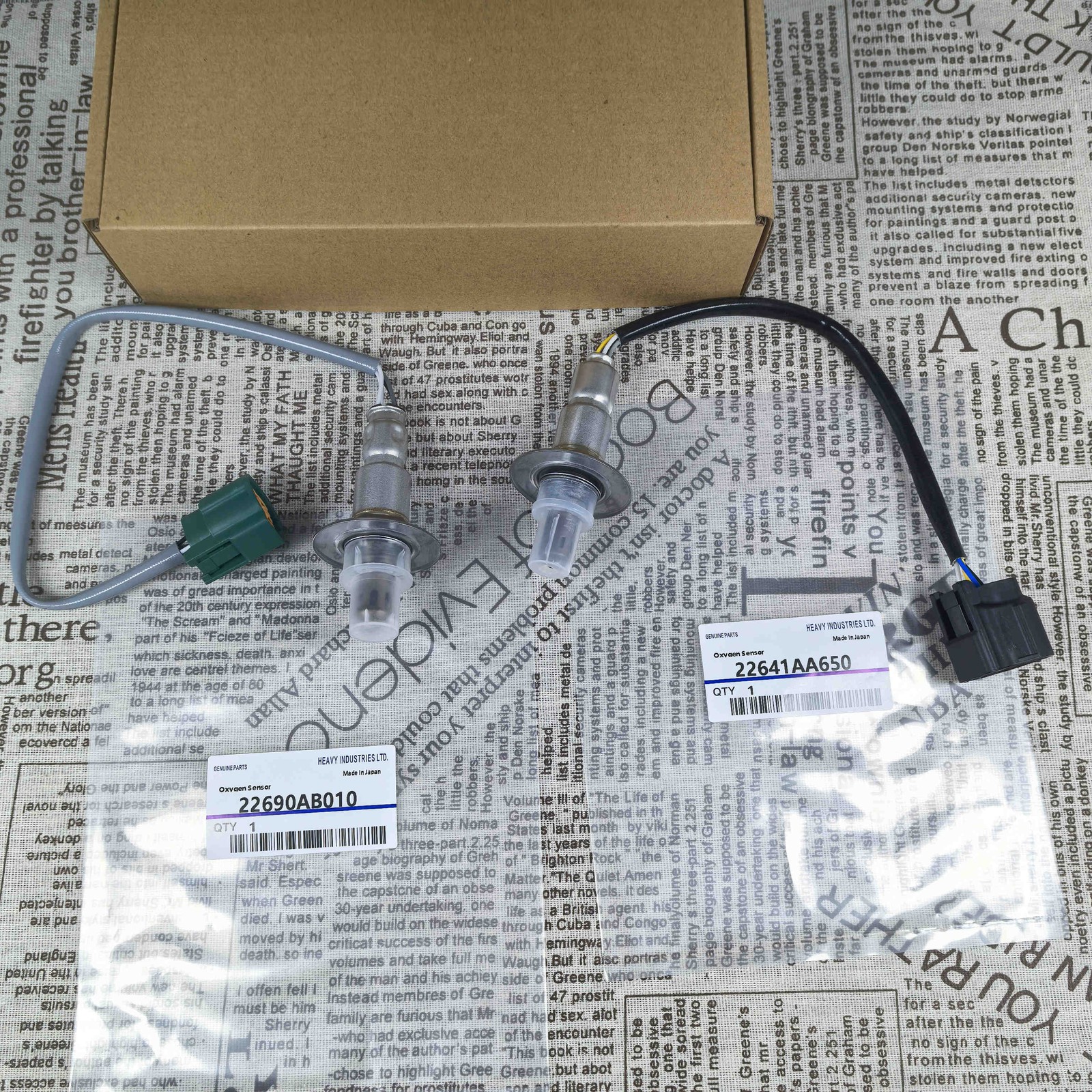 NEW 2X Up+Downstream O2 Oxygen Sensor For Forester WRX 2.0L Turbo 2015-17