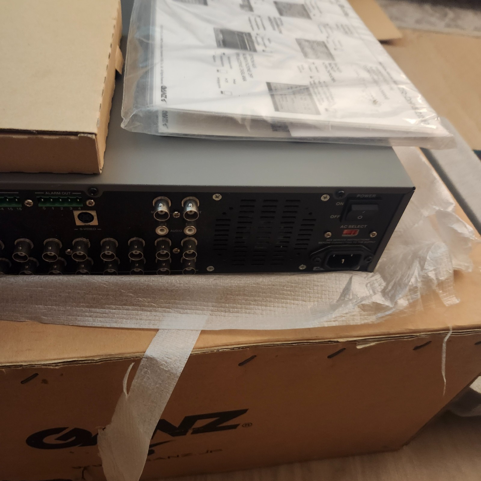 Ganz ZR-DH1621NP DVR HDD/NETWORK/TELEMETRIC CONTROL NEW OPEN BOX